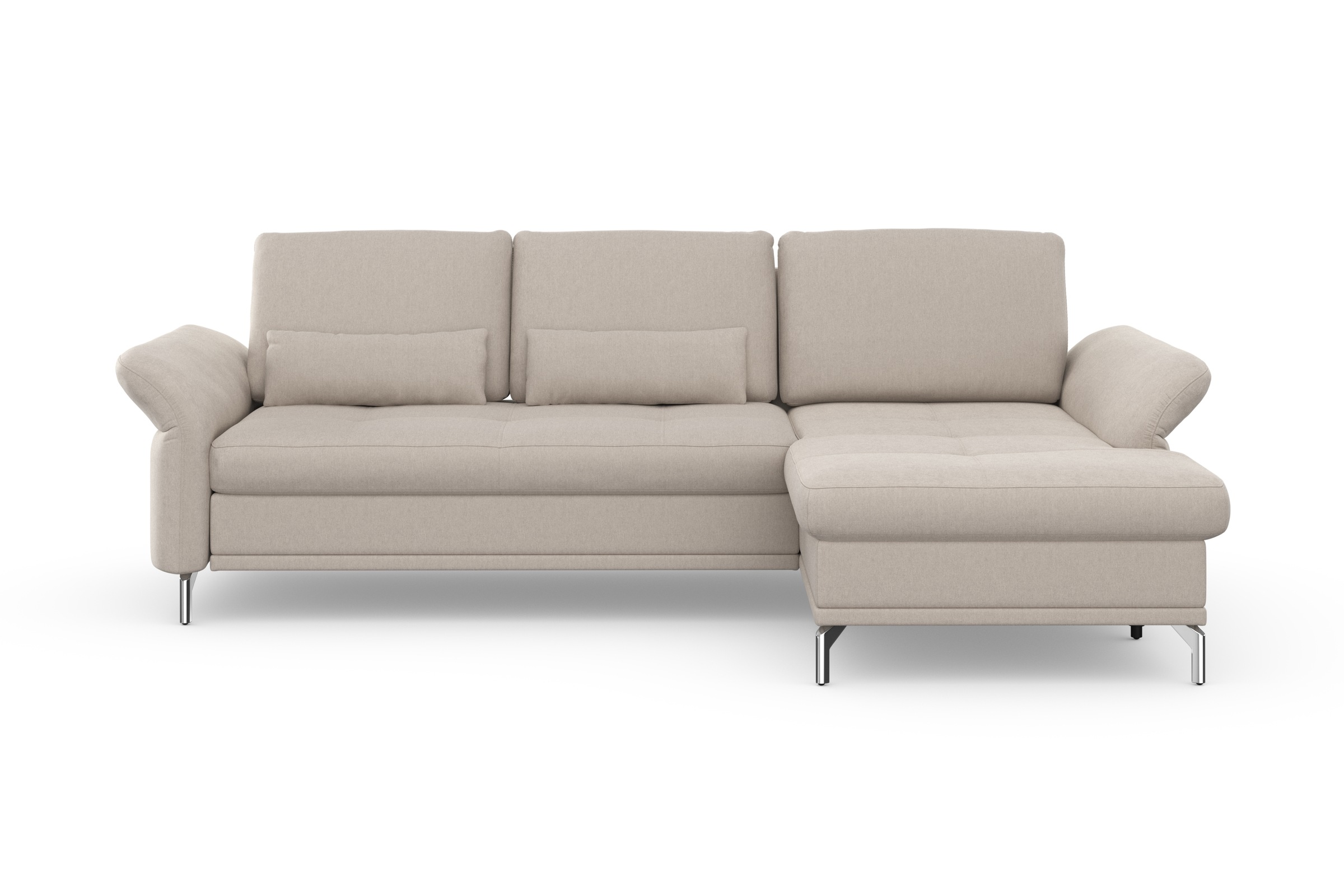 Home affaire Ecksofa "Palm Beach L-Form" Federkern, mit Sitztiefenverstellu günstig online kaufen