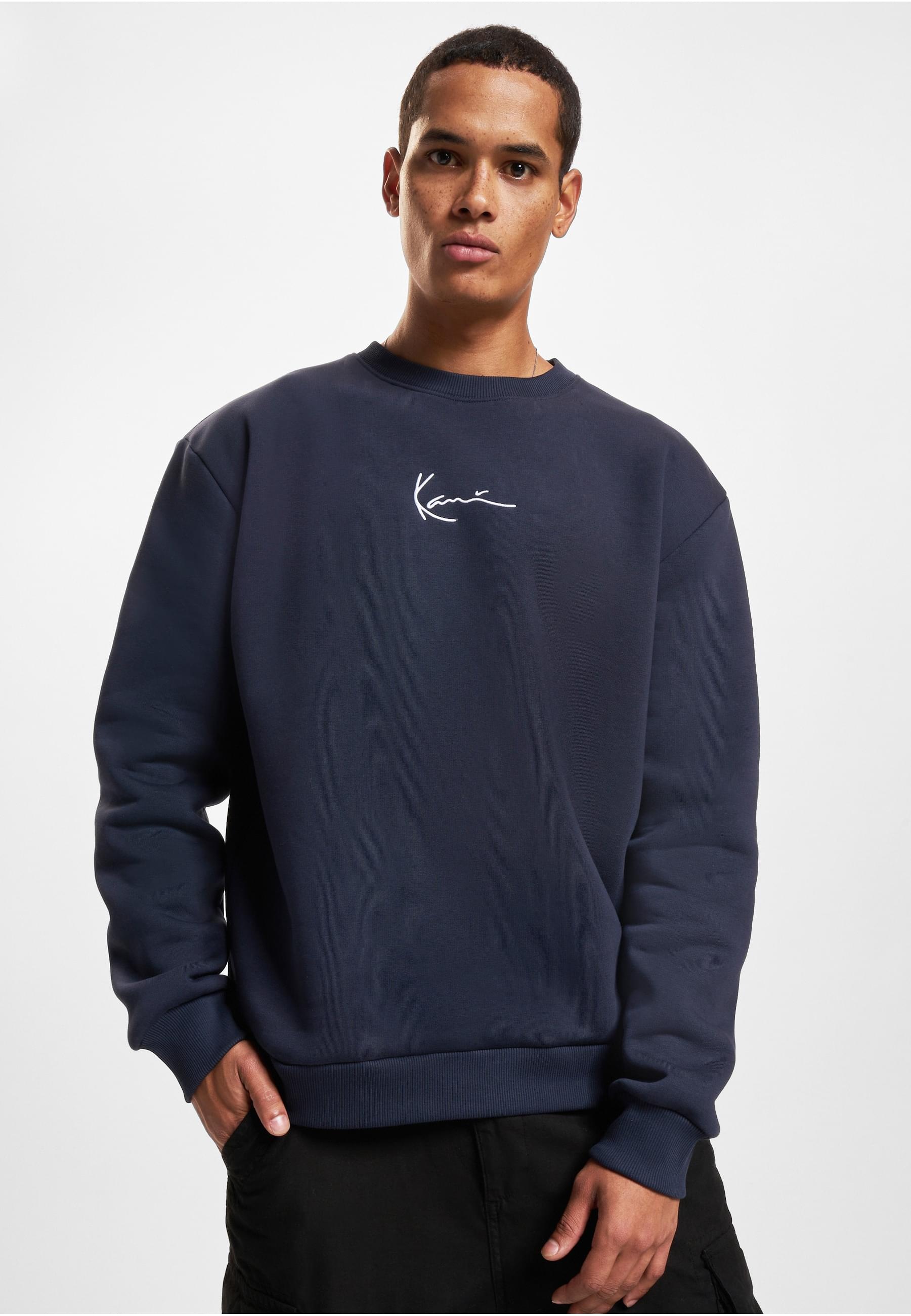 Thumbnail - Karl Kani Rundhalspullover "Karl Kani KKMQ12003NVY Small Signature Crew" 1 Stk.