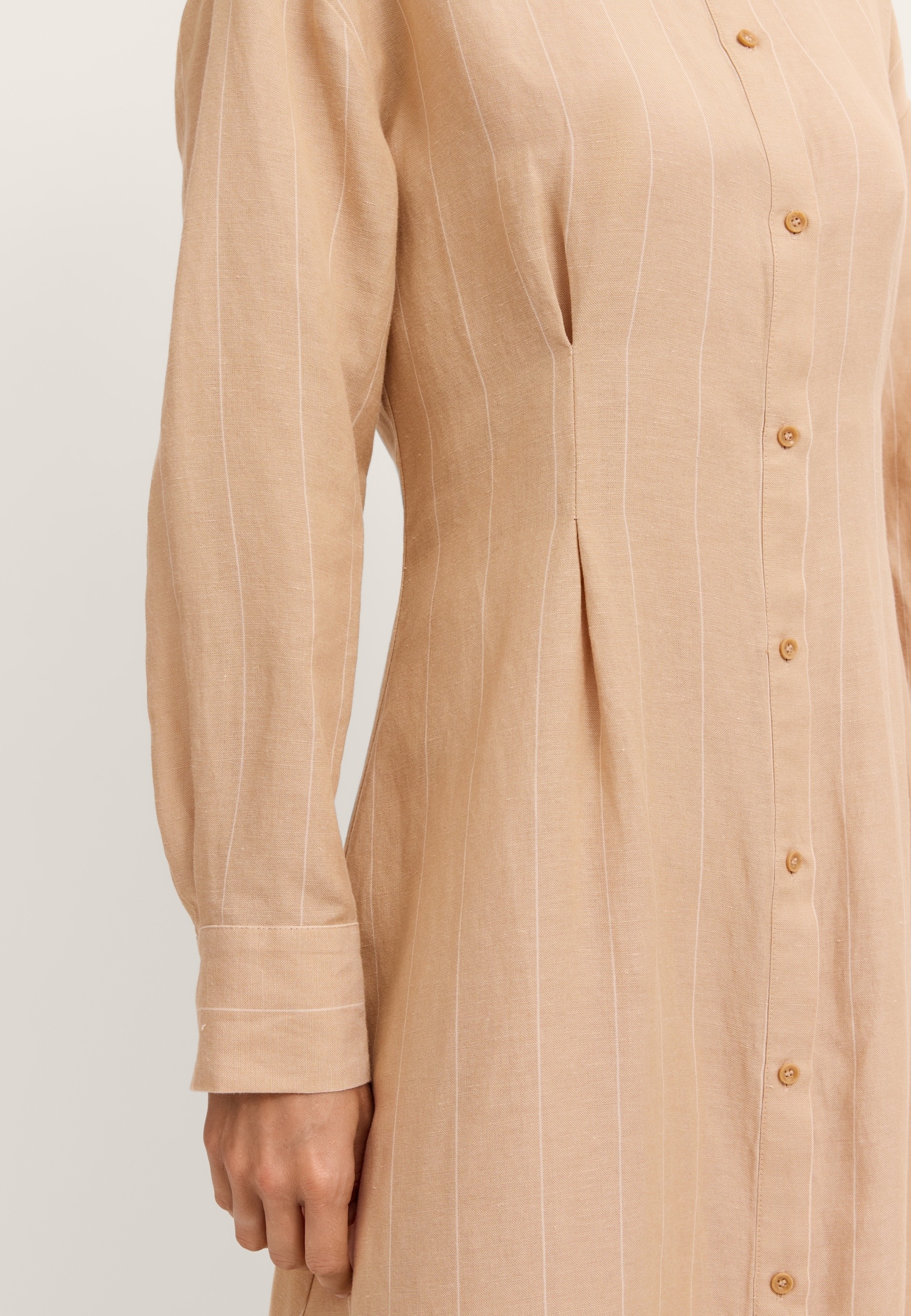 bugatti Blusenkleid Modern Fit mit Streifen