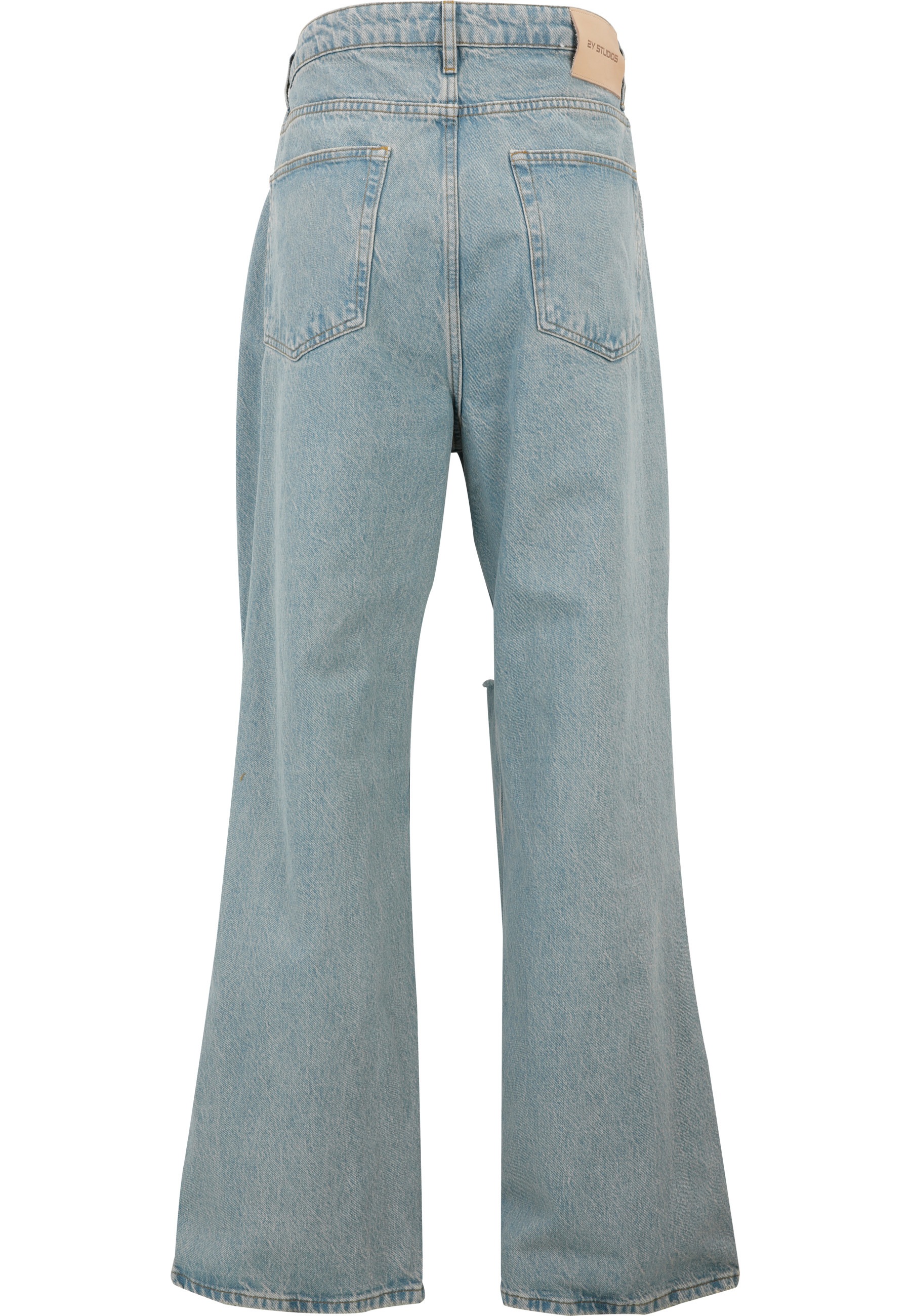 2Y Studios »2Y Studios 2Y Anduin Ripped Baggy Jeans«