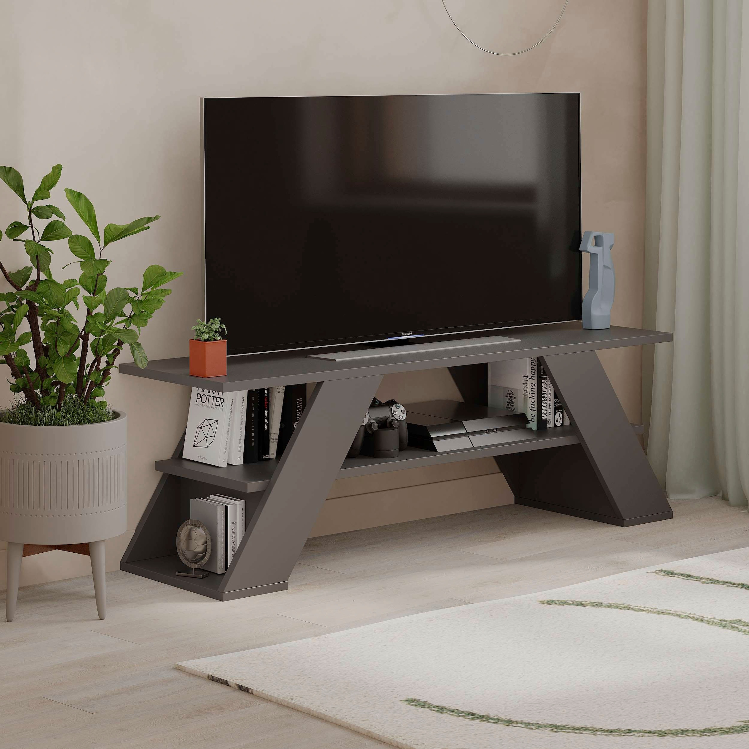 Decortie TV-Schrank »Farfalla TV Schrank«, (Packung), Einfache Montage,Platzsparend