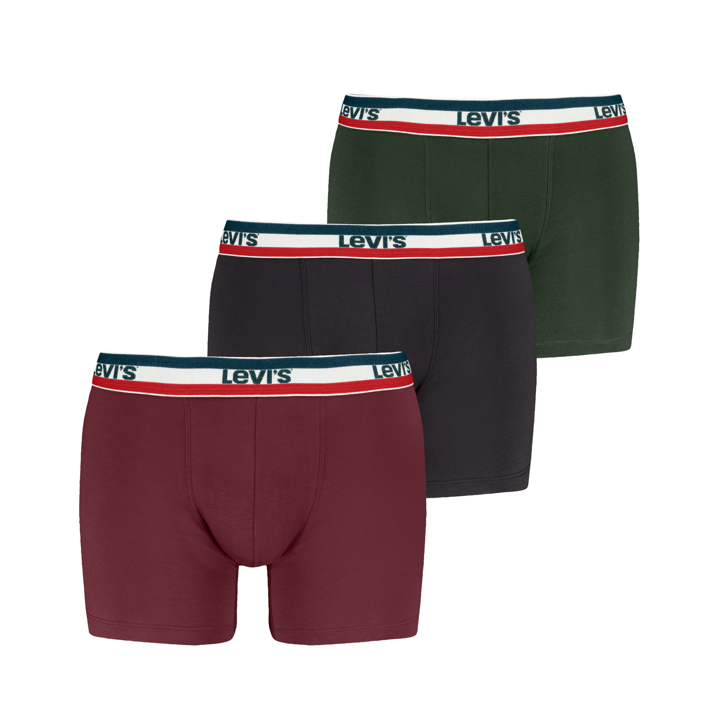 Levis Boxershorts "LEVIS MEN SPRTSWR LOGO BOXER BRIEF 3P", (Packung, 3er Pa günstig online kaufen