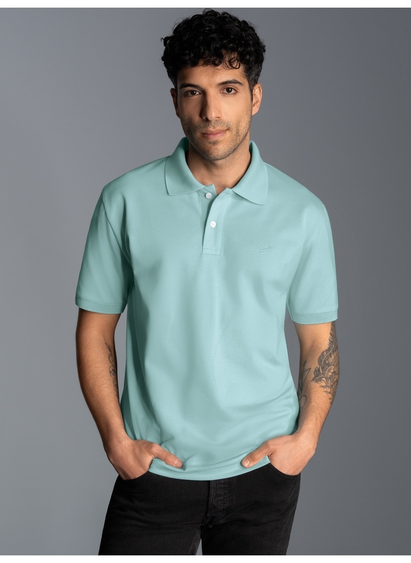 Trigema Poloshirt "TRIGEMA Poloshirt DELUXE Piqué" 1 Stk. tlg. günstig online kaufen