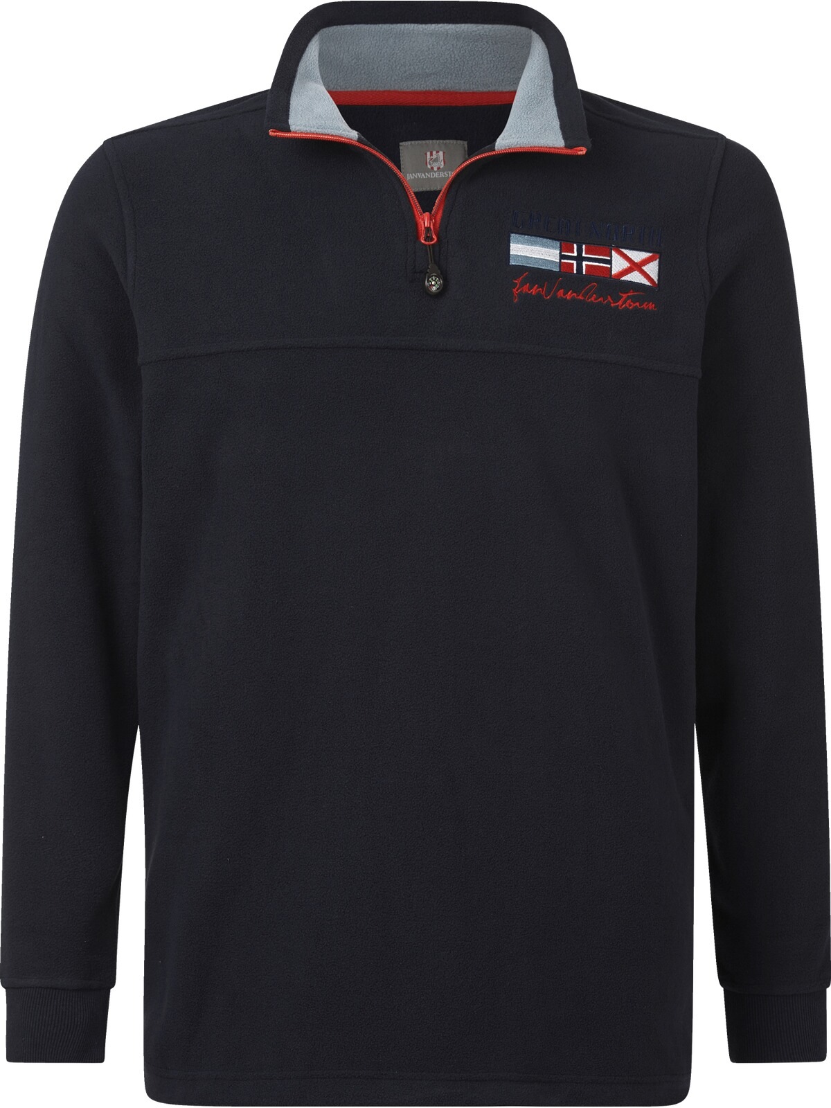 Jan Vanderstorm Fleecepullover "Fleece-Sweatshirt SIETSE" günstig online kaufen