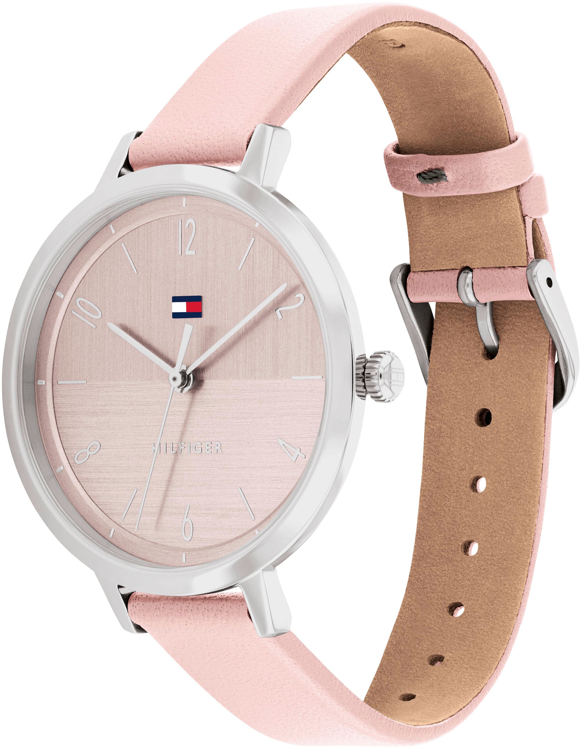 Tommy Hilfiger Quarzuhr »SPORT«, Armbanduhr, Damenuhr, analog, Lederarmband
