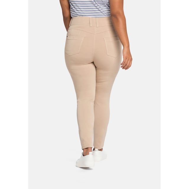 Sheego Stretch-Hose »Große Größen«, «Die Skinny» mit High-Waist-Bund kaufen  | BAUR