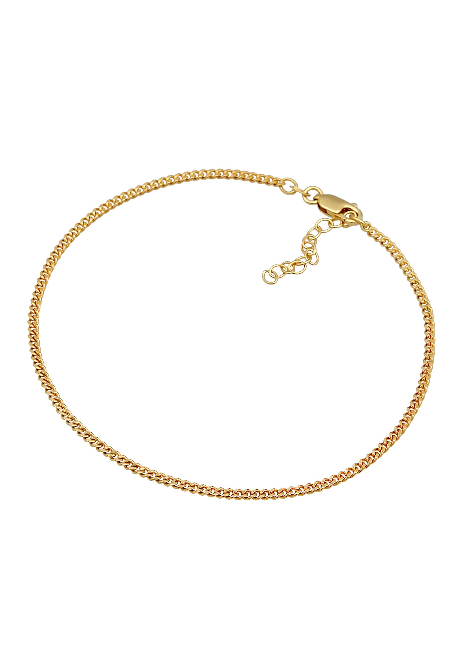 Elli Fußkette »Panzer Kette Basic Zeitlos 925 Silber«