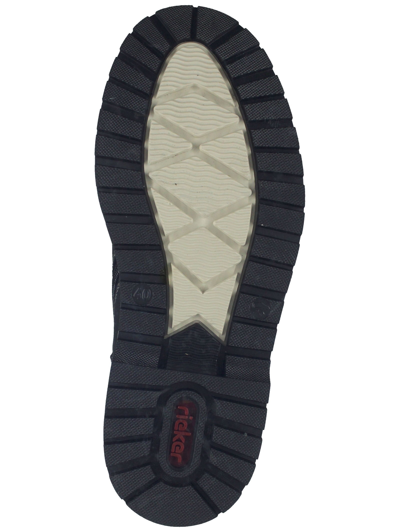 Rieker Schnürstiefelette »Rieker Stiefelette Lederimitat/Textil«