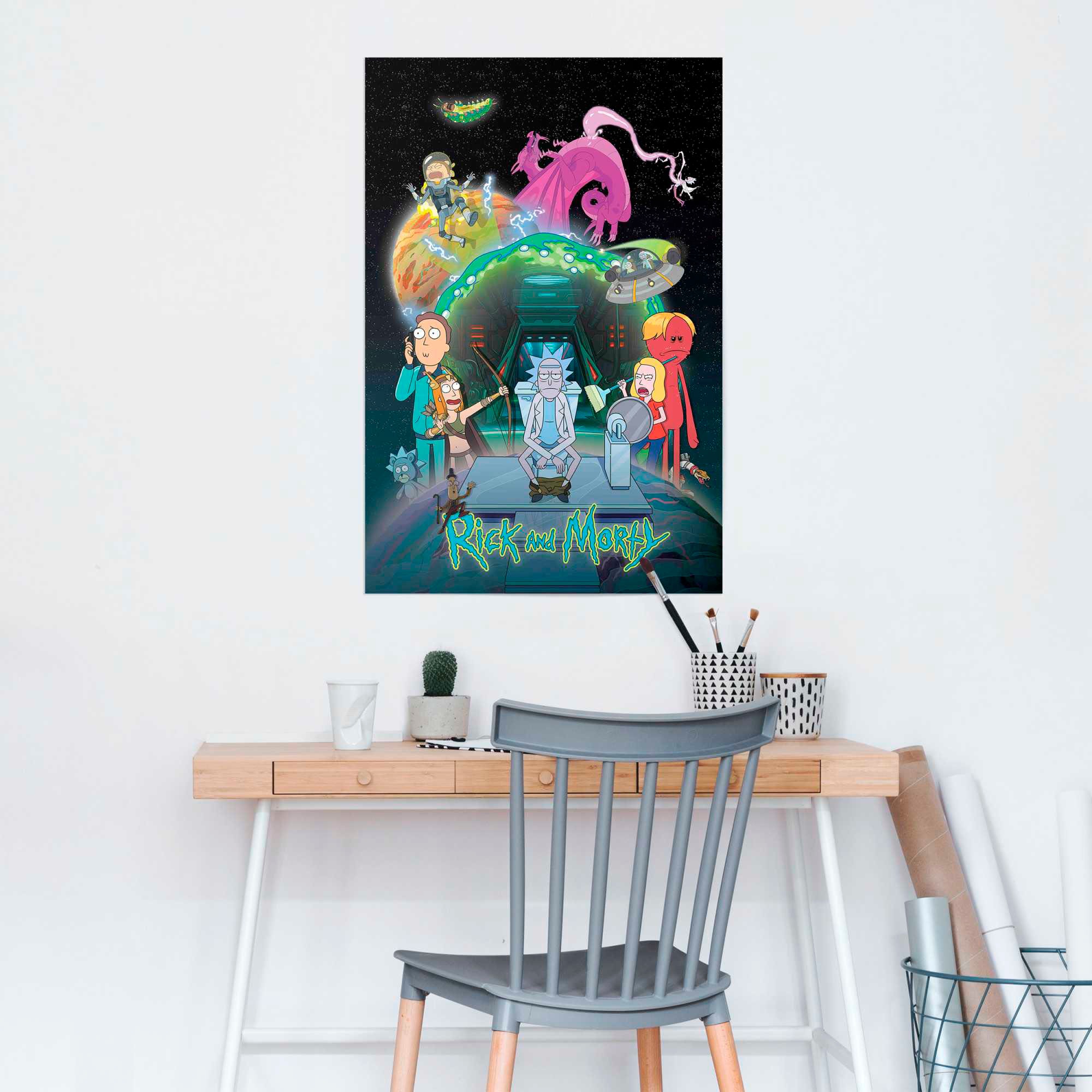 Reinders Poster "Rick and Morty - toilet adventure" günstig online kaufen