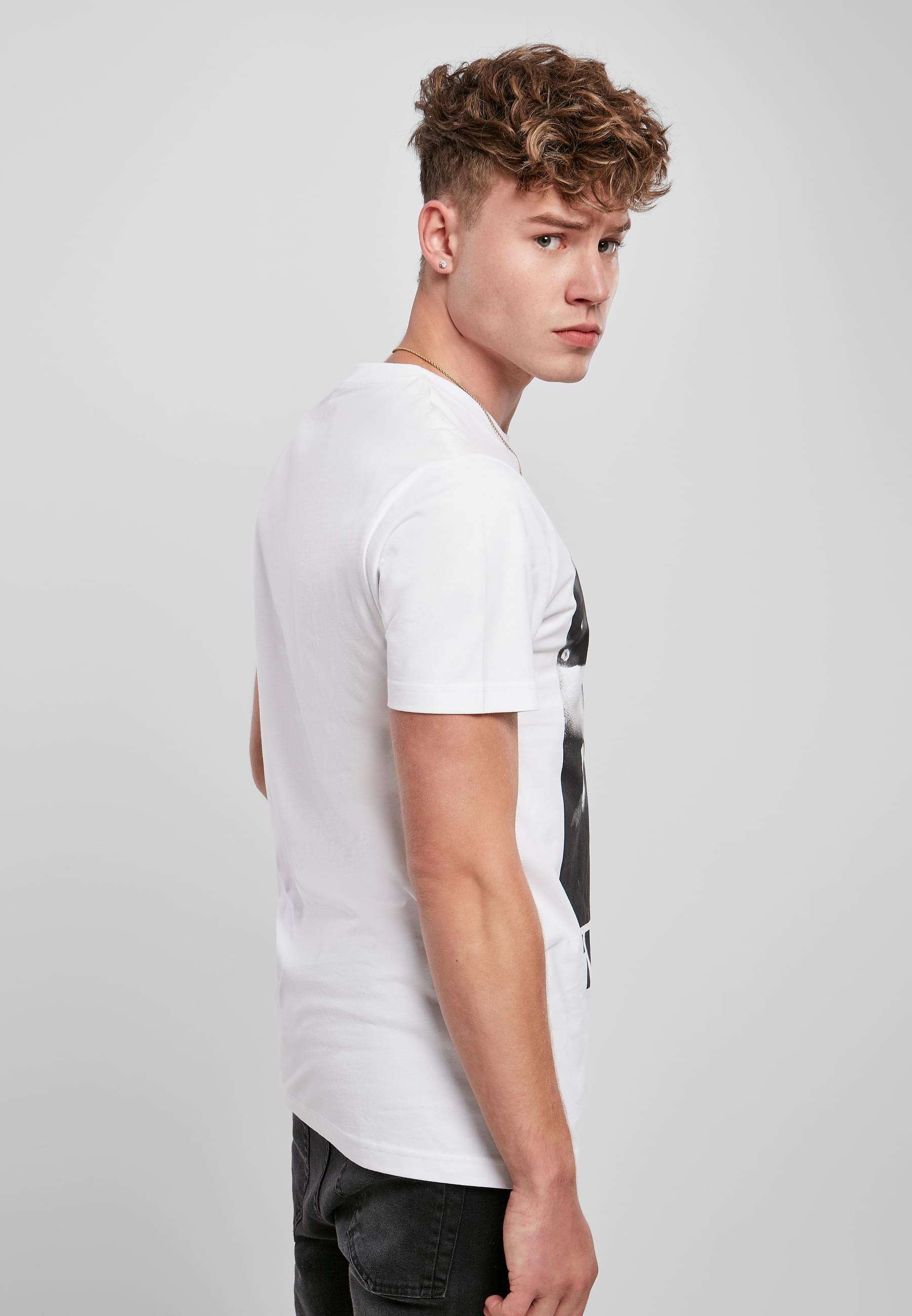 MisterTee T-Shirt »MisterTee Herren Tupac Profile Tee«, (1 tlg.)