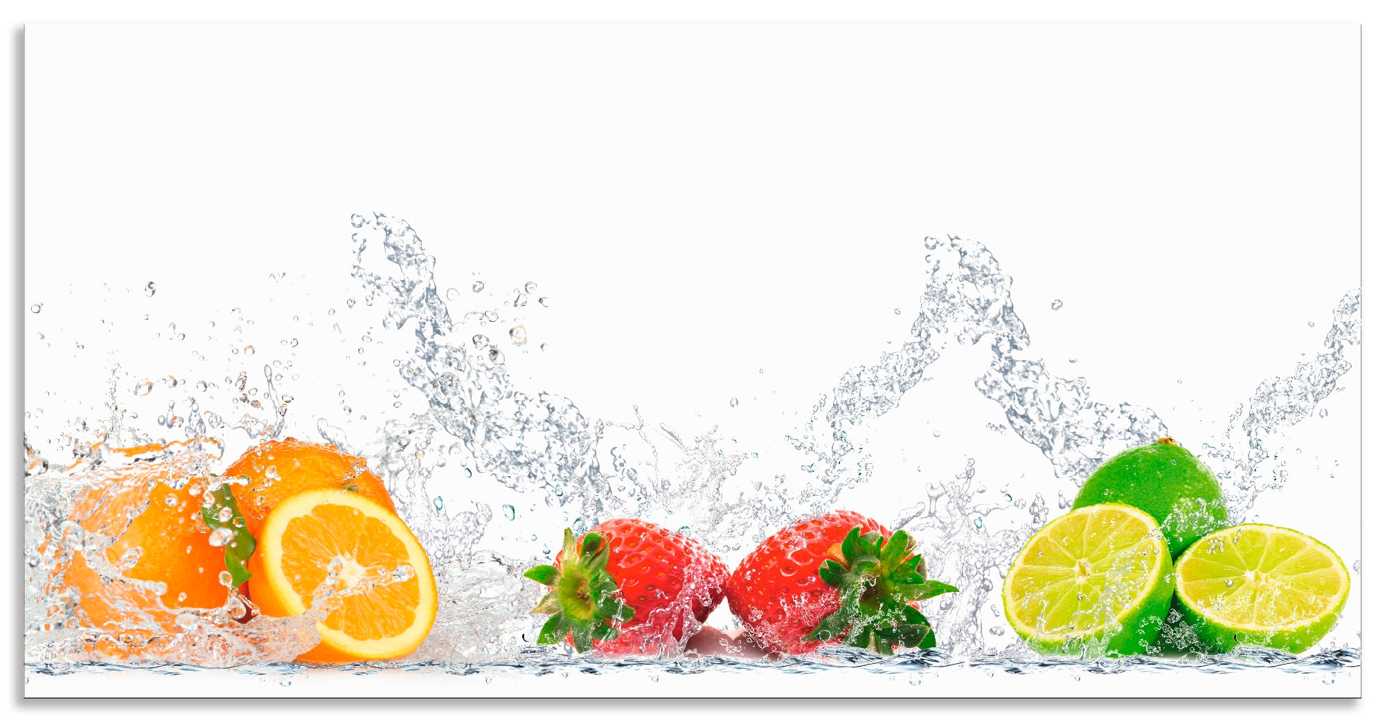 Artland Küchenrückwand "Fruchtig erfrischend gesund Fruchtmix" Alu Spritzsc günstig online kaufen