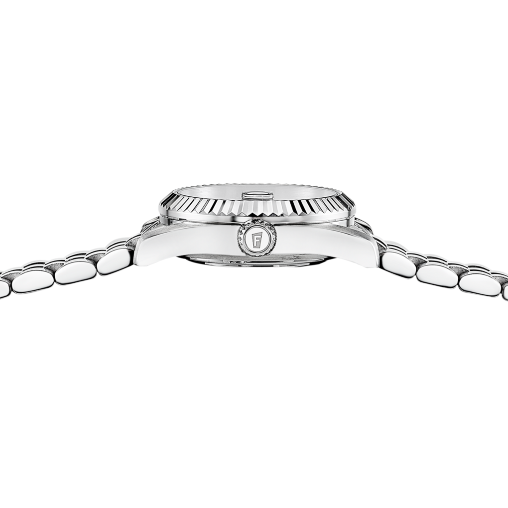 Festina Quarzuhr »Classic Steel« Armbanduhr, Damenuhr, Swiss Made, Edelstahlarmband, analog, Tag