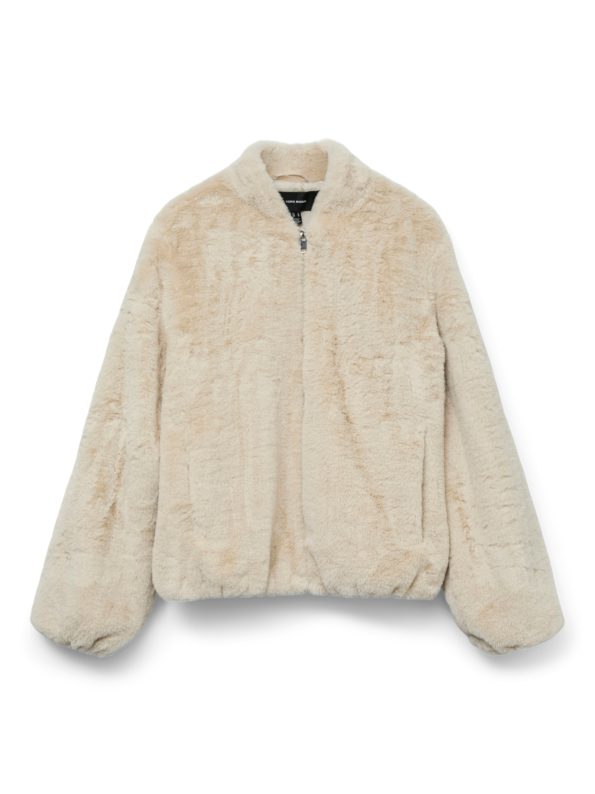 Vero Moda Fellimitatjacke »VMSONJALIGA SHORT JACKET GA BOO«, ohne Kapuze