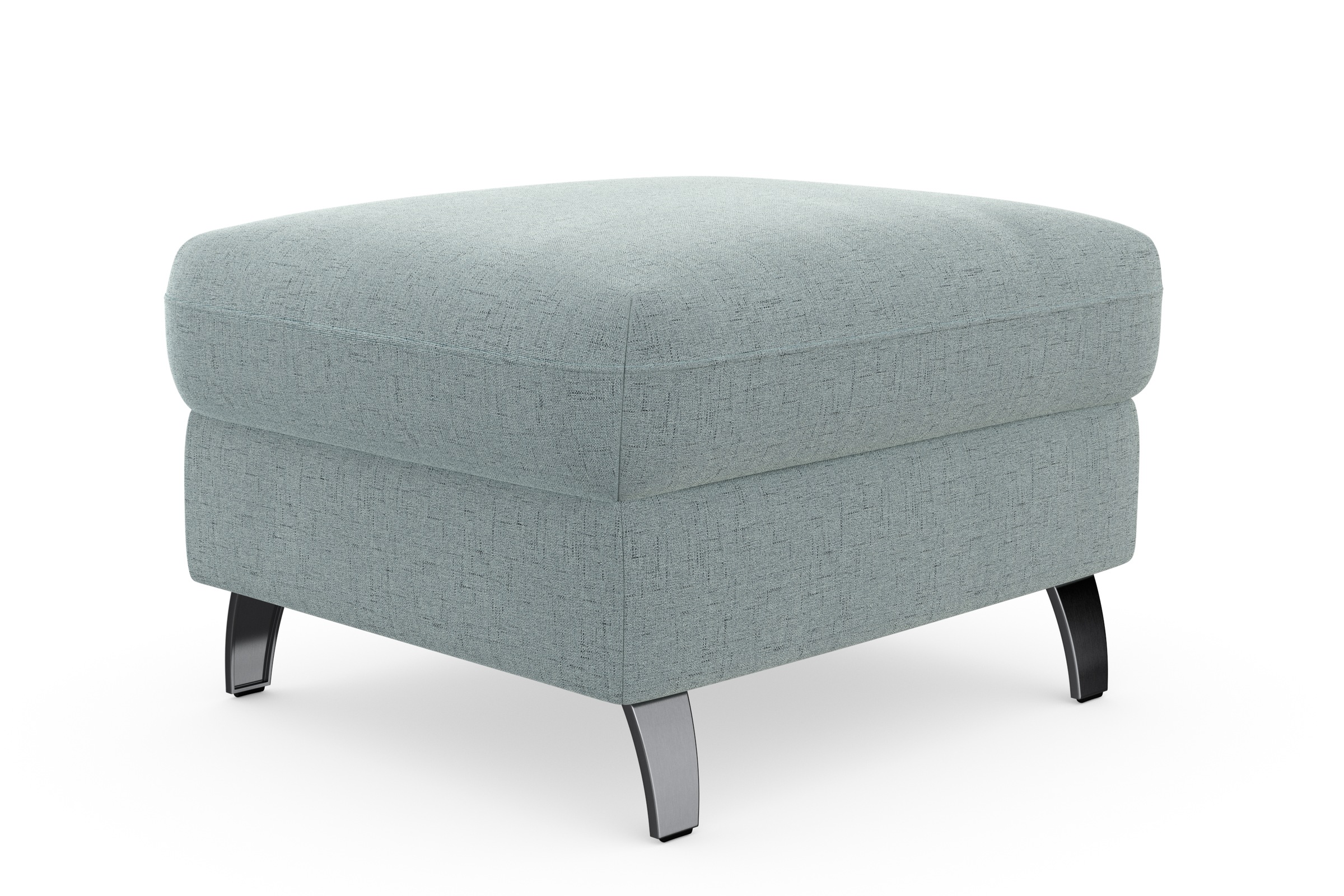 sit&more Stauraumhocker »Grenoble«, mit Stauraum und satinierten Füßen
