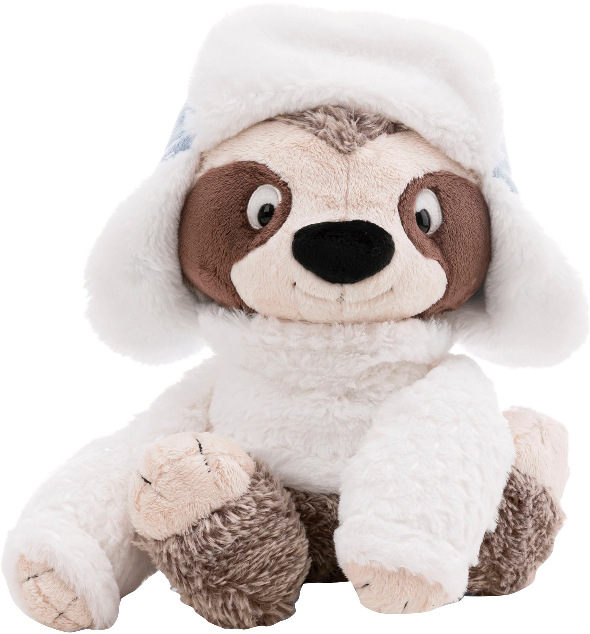 Nici Kuscheltier »Winter, Faultier Izzy Icetumbler mit Mütze, 35 cm schlenkernd«, schlenkernd; enthält recyceltes Material
