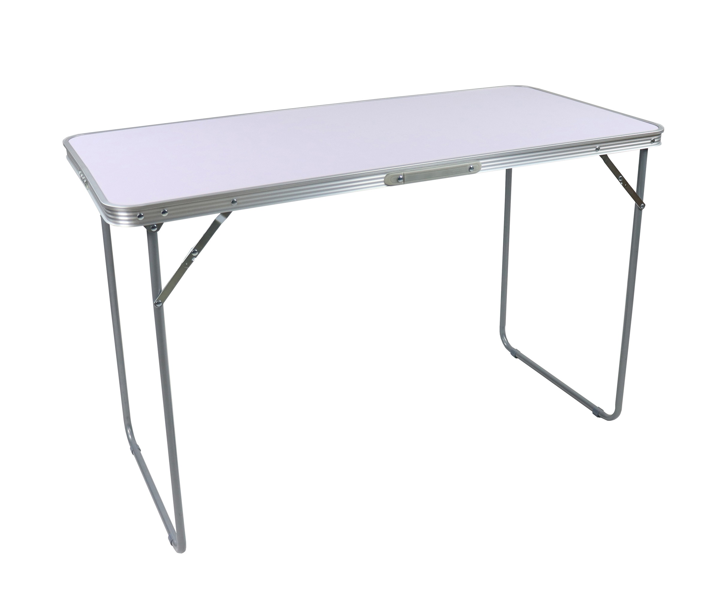Gartentisch VCM, B:110cm T:53cmweiß, Tische, "Campingtisch Gartentisch klappbar Galdas 110x53"