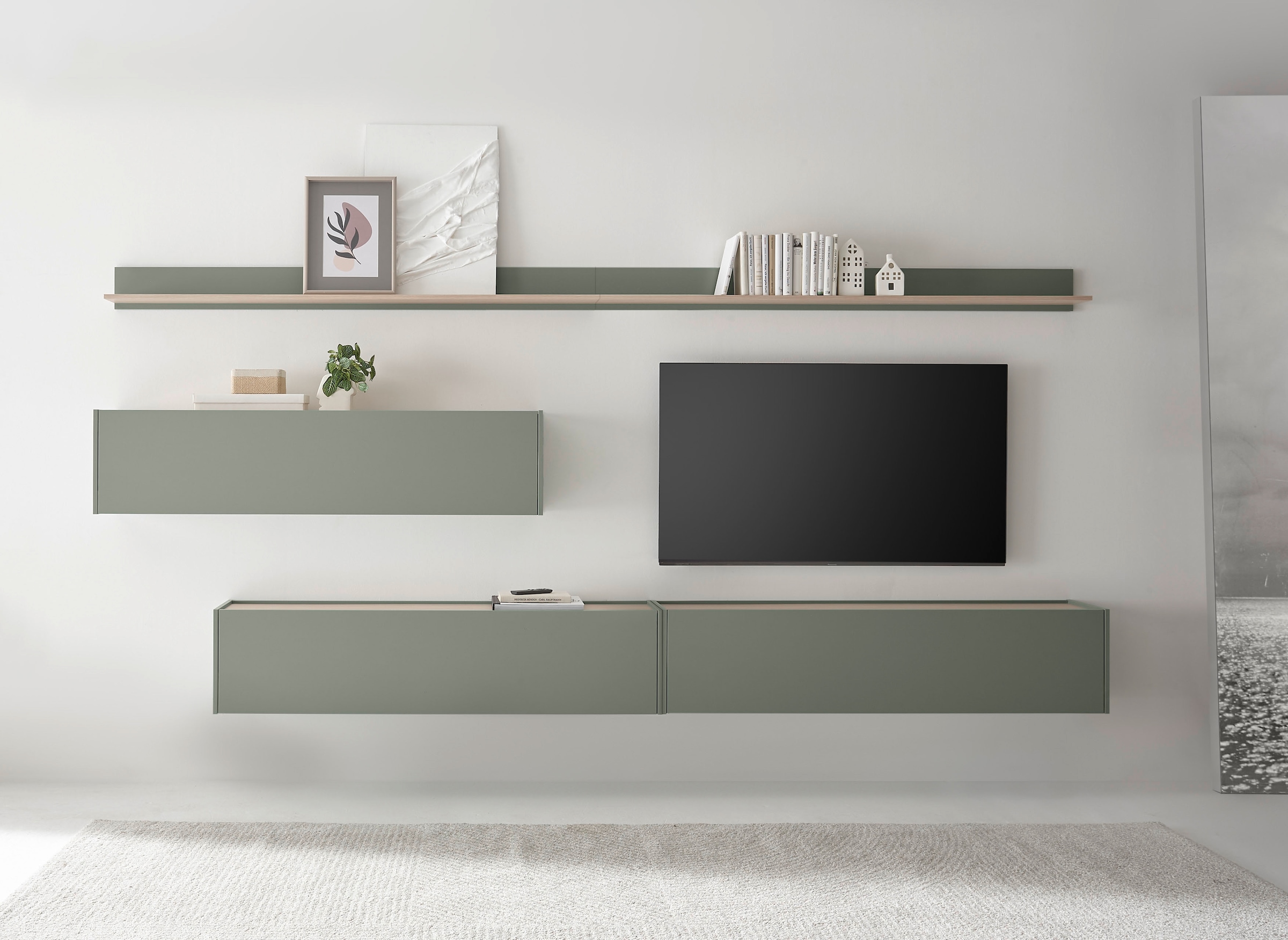 Home affaire Wohnwand "City/Giron, moderne Anbauwand, Komplettset in vielen günstig online kaufen