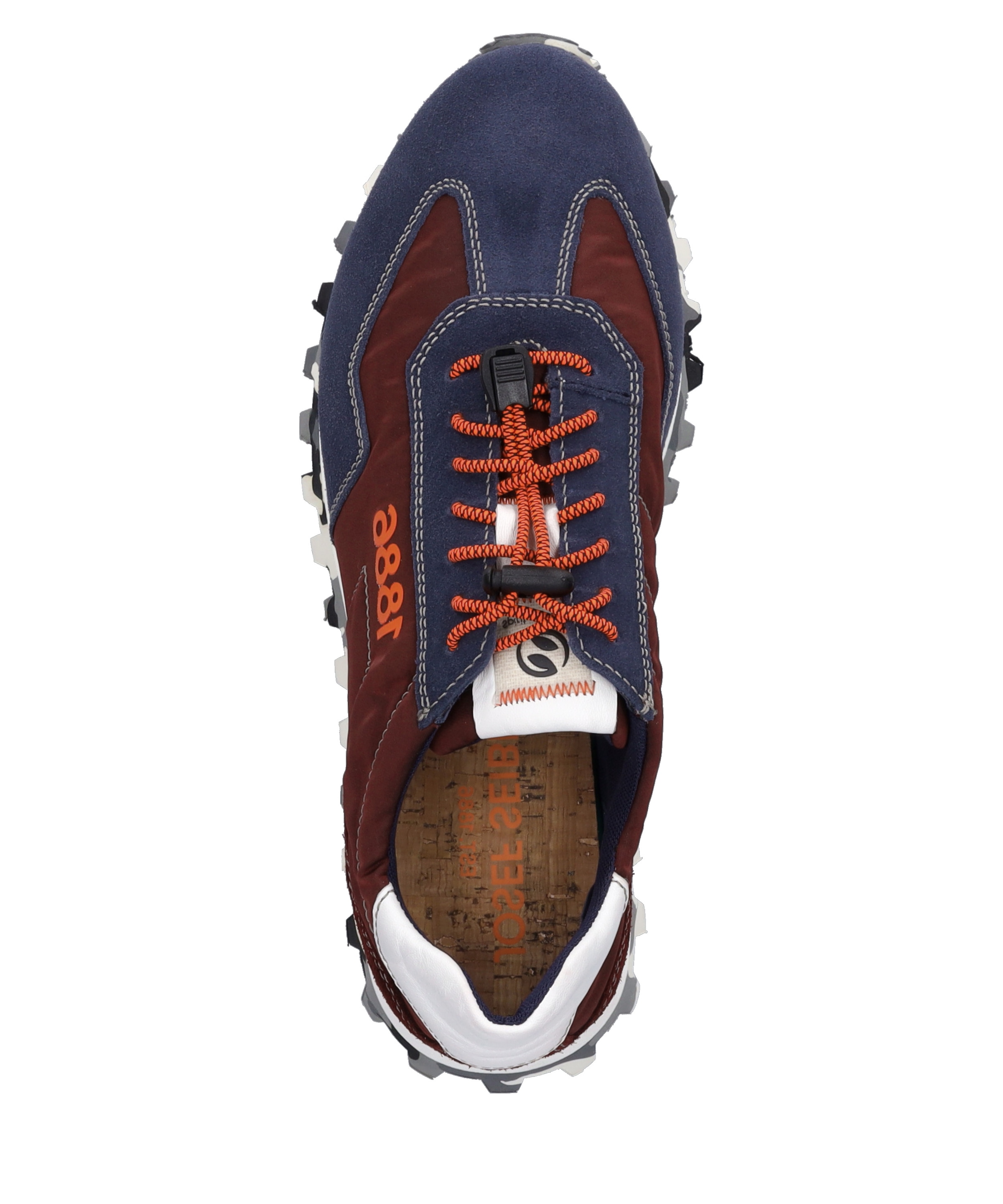 Josef Seibel Sneaker »Clyde 01, blau-bordeaux«