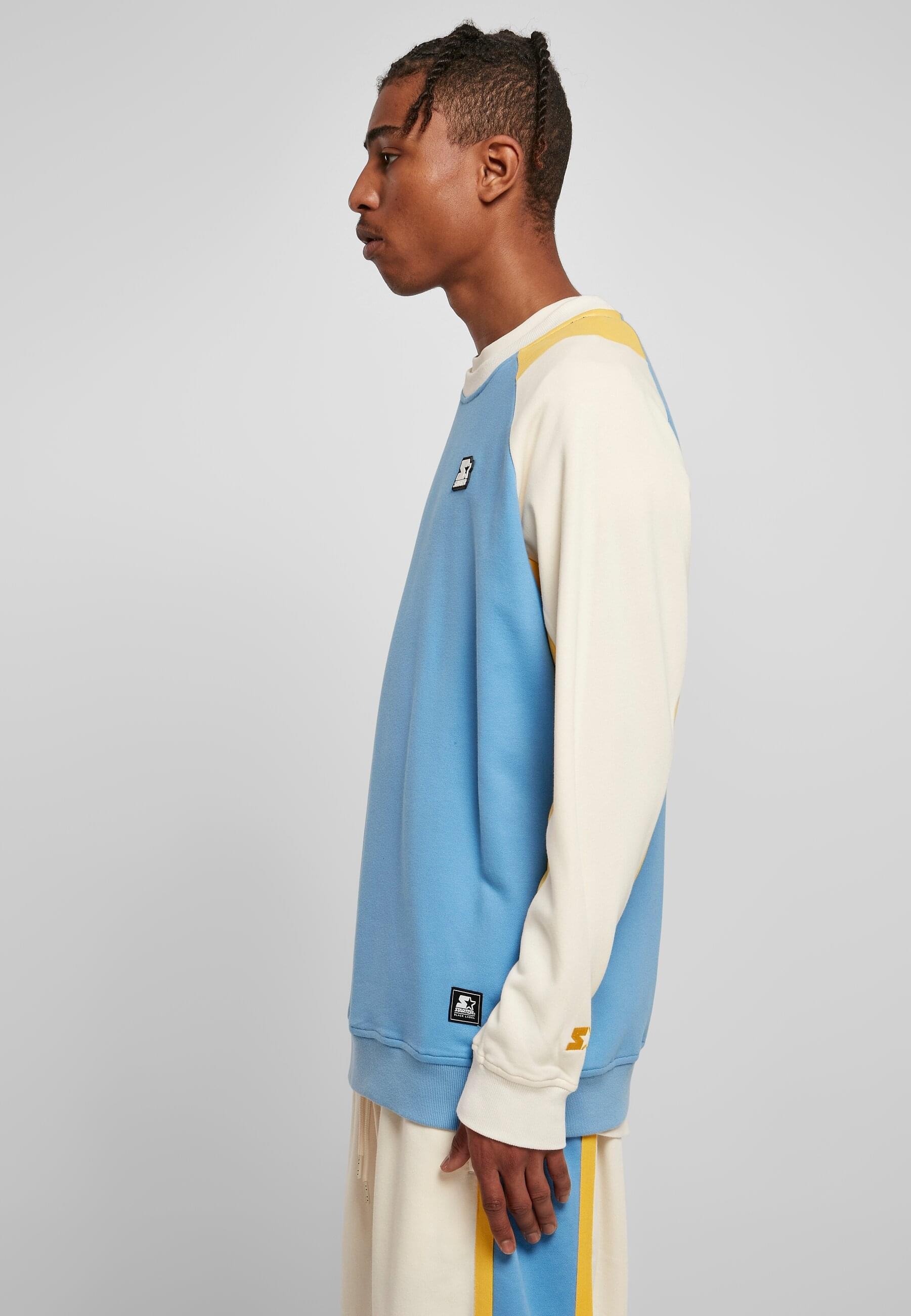 Starter Black Label Rundhalspullover »Starter Black Label Herren Starter Laser Crew«, (1 tlg.)