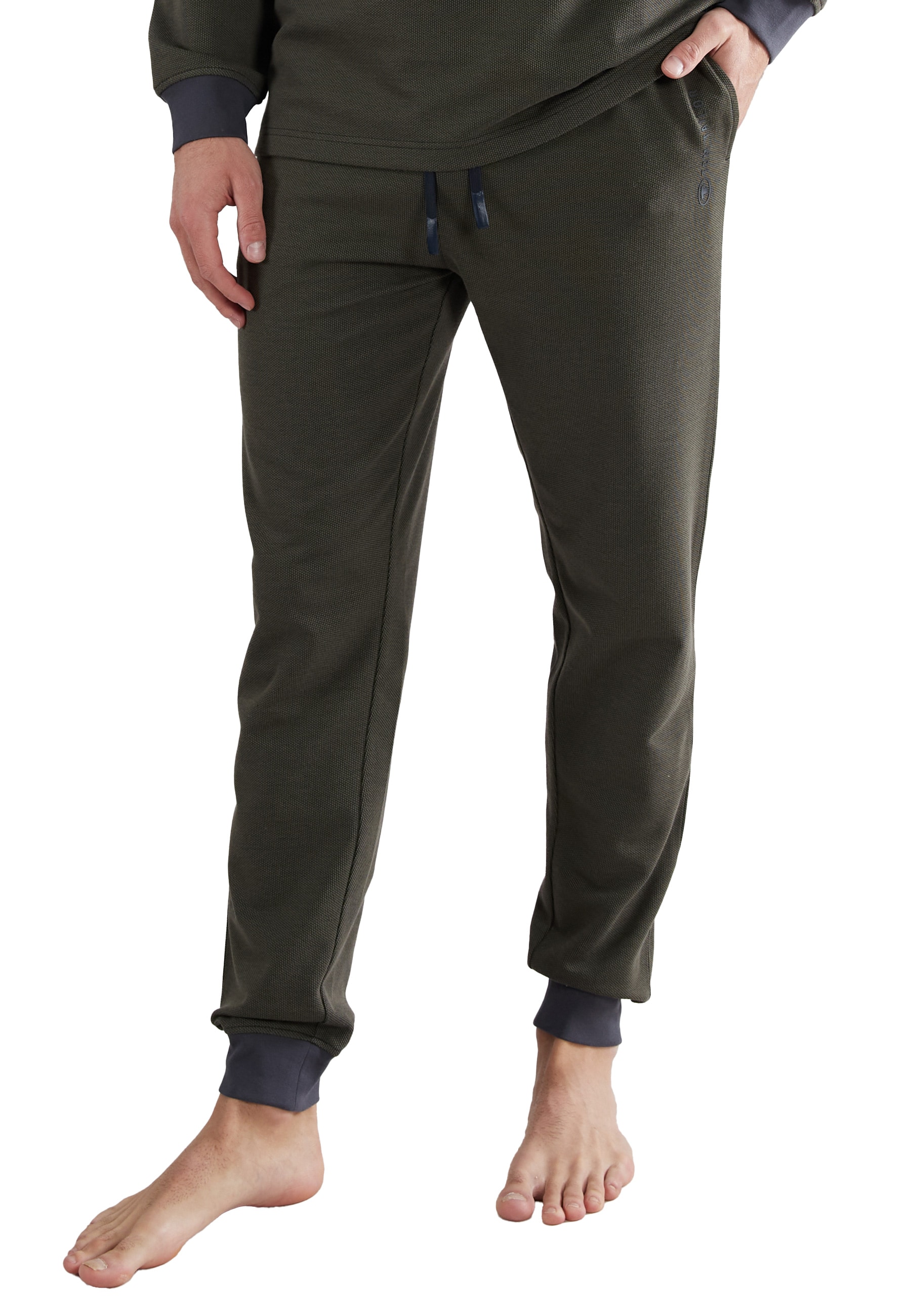 TOM TAILOR Pyjamahose "Dallas", Bindeband, Seitentaschen, bequem, pflegelei günstig online kaufen