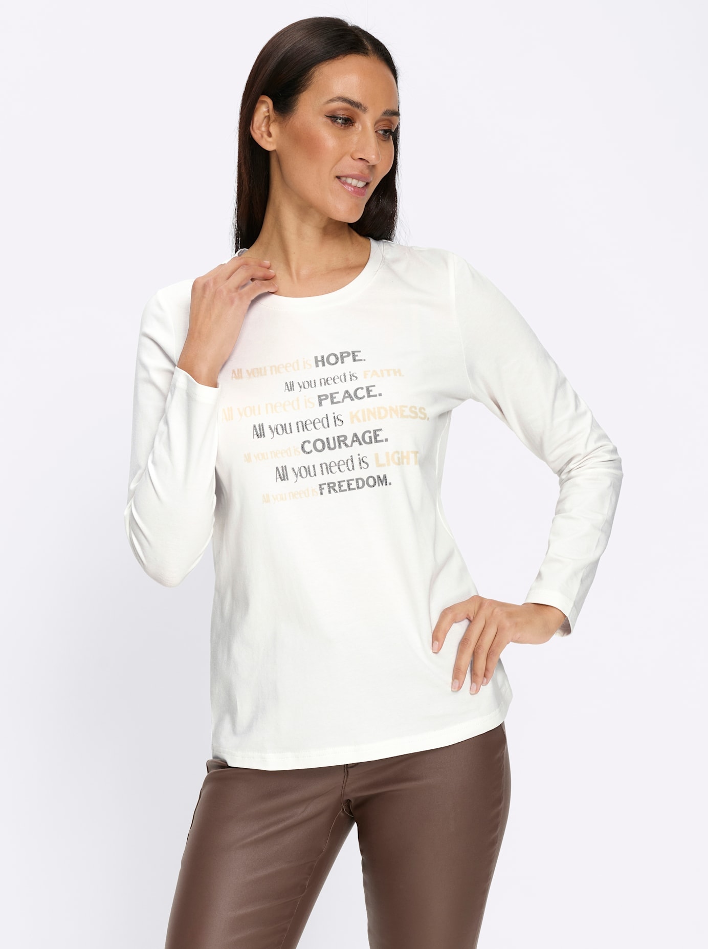 heine Rundhalsshirt "Shirt" 1
