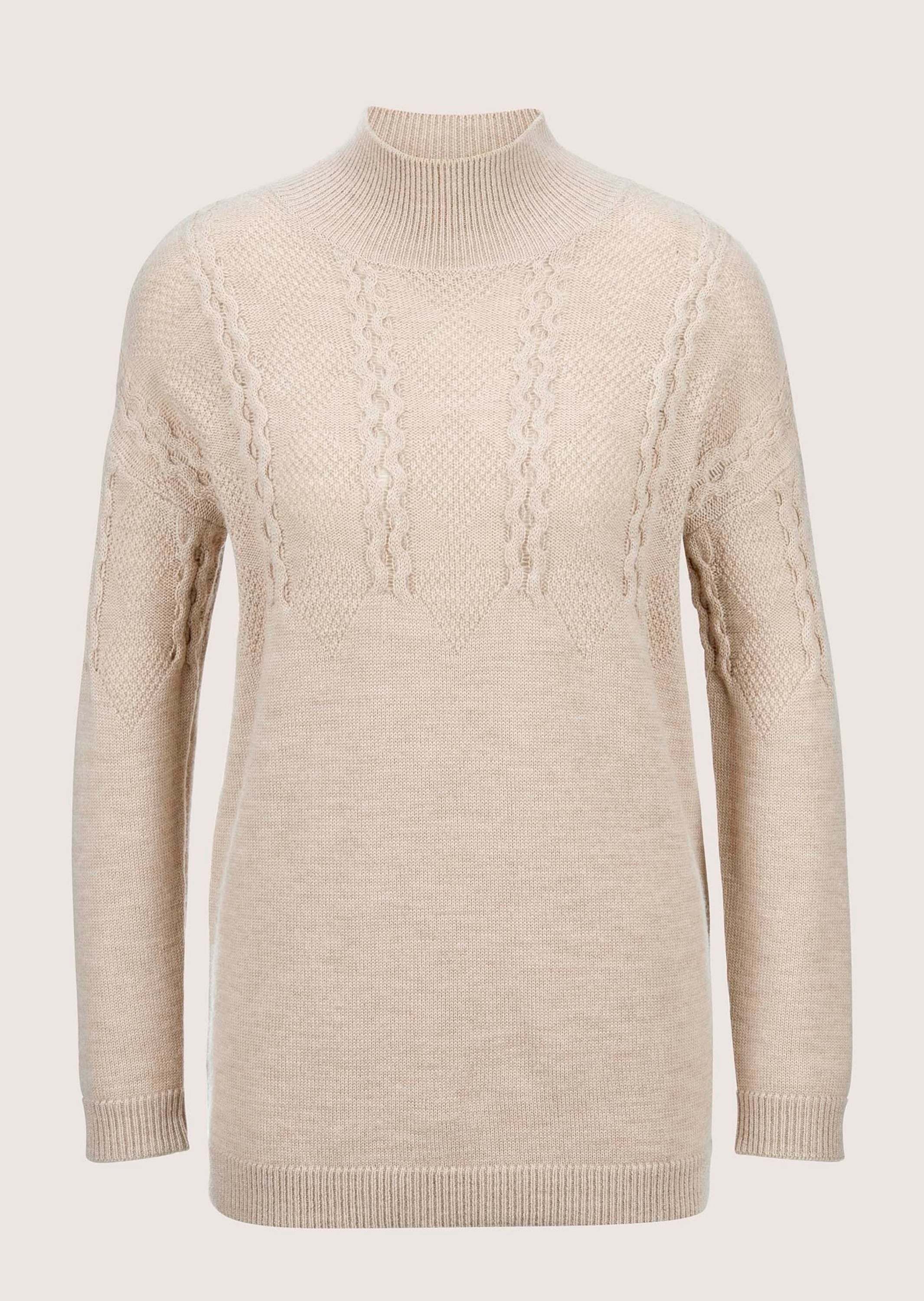 MADELEINE Longpullover "Pullover Stehkragen-Pullover aus Schurwolle" günstig online kaufen