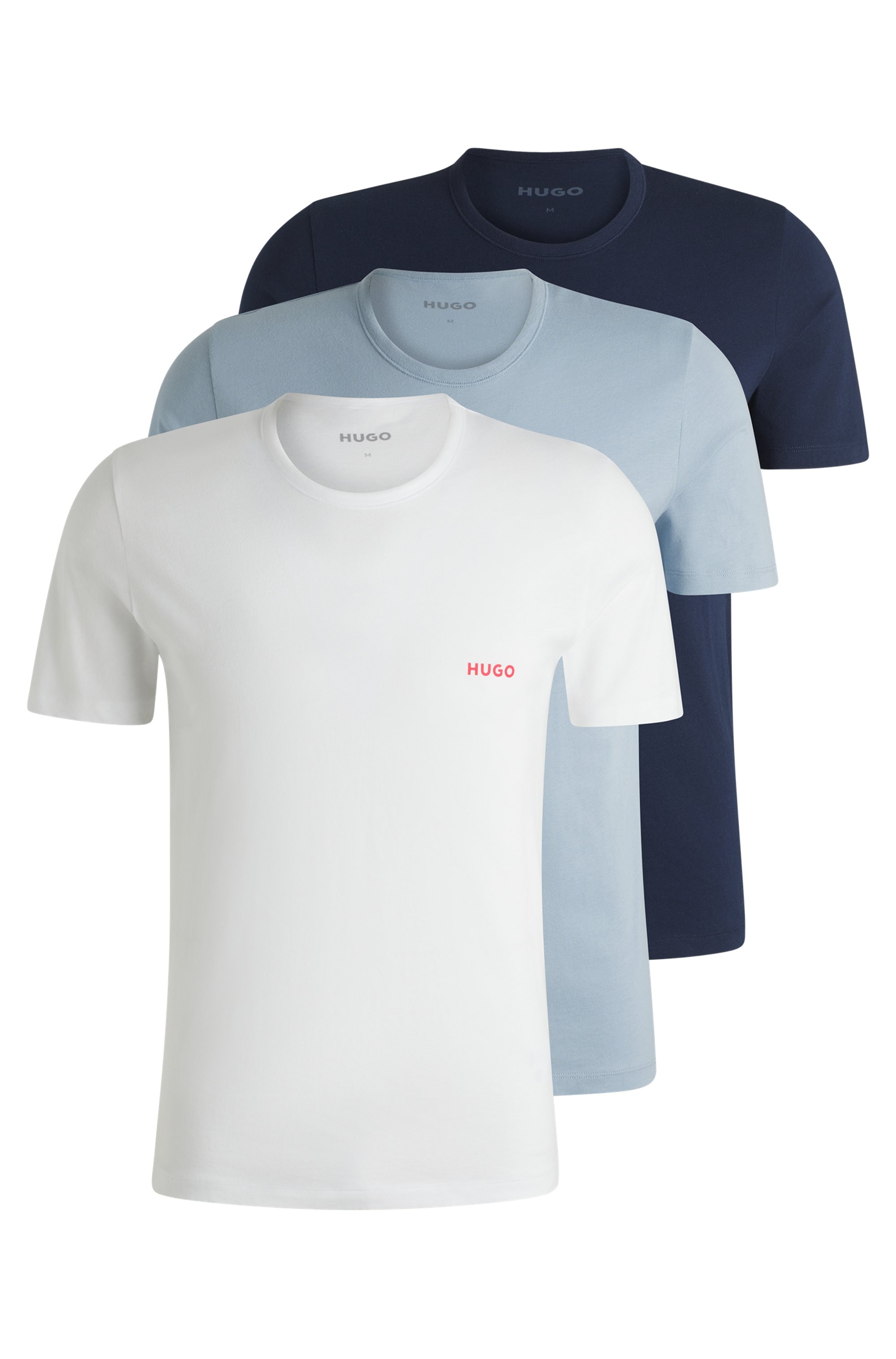 HUGO Underwear T-Shirt »RN TRIPL«, (Packung, 3 tlg.), mit Rundhalsausschnitt