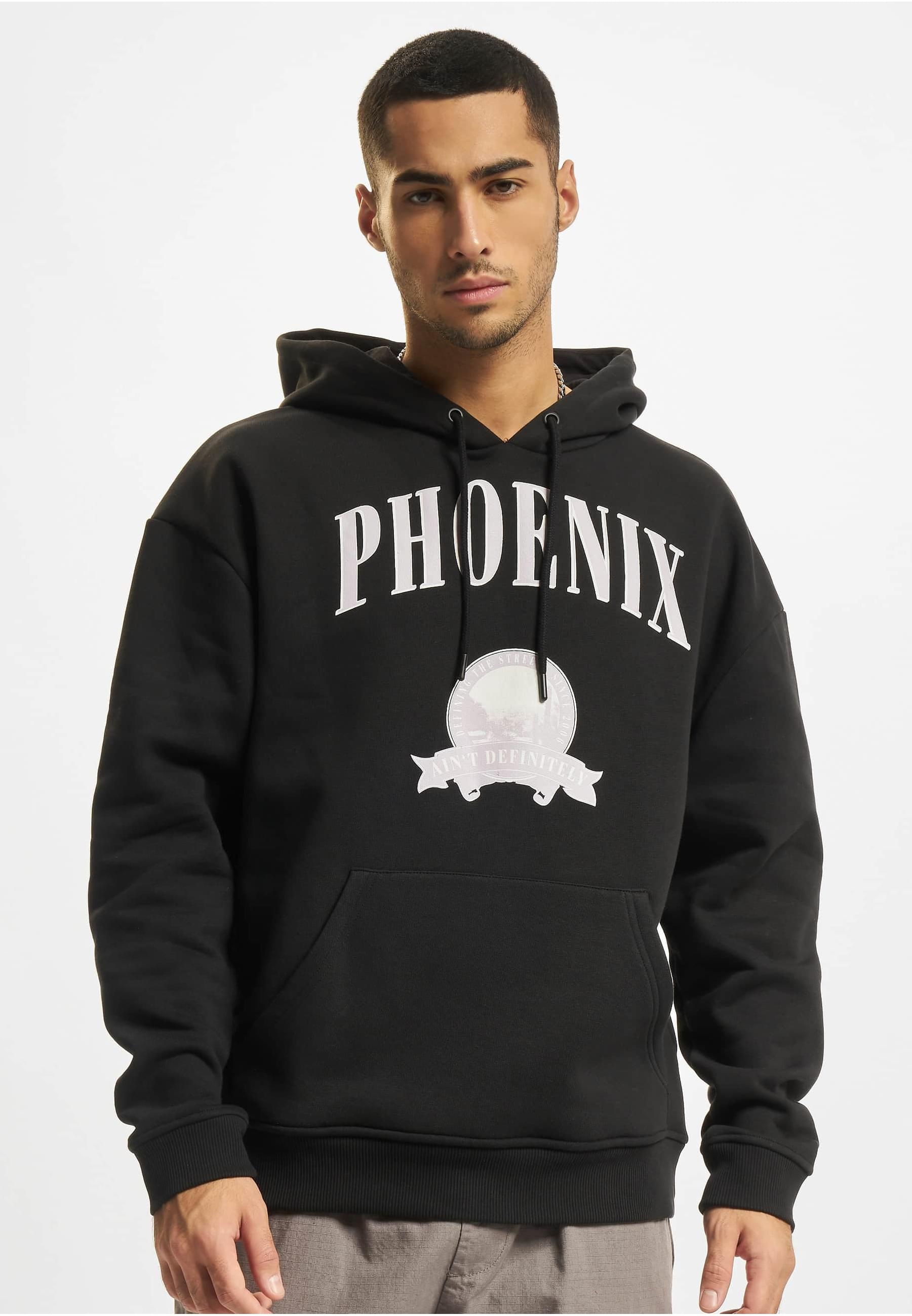 DEF Kapuzensweatshirt »DEF Herren DEF Left Circular Print Hoody«, (1 tlg.)
