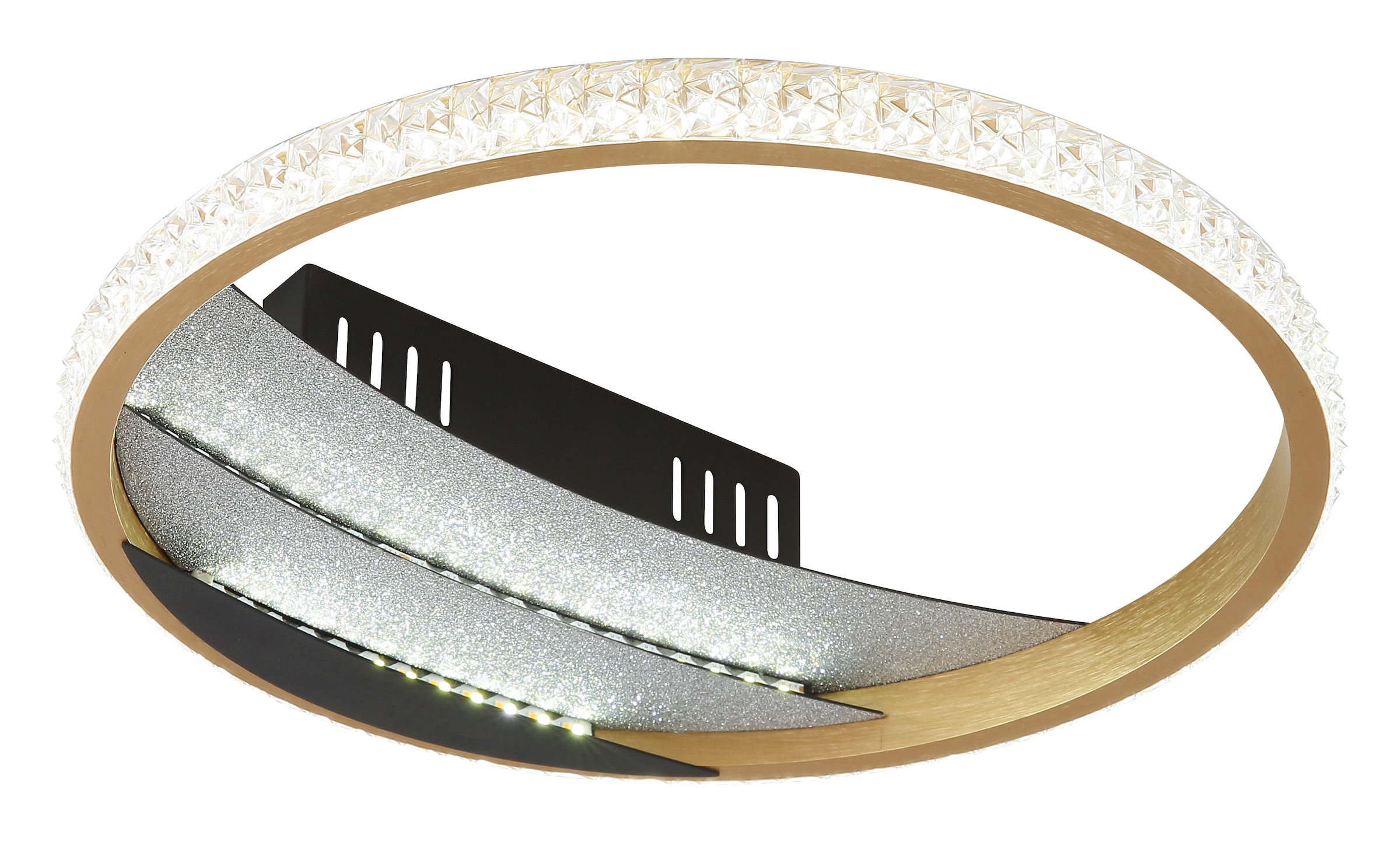 GLOBO LIGHTING Deckenleuchte »CONSTANCE« LED-Modul 1 Stk. LED Deckenleuchte für Wohn- & Schlafzimmer gold