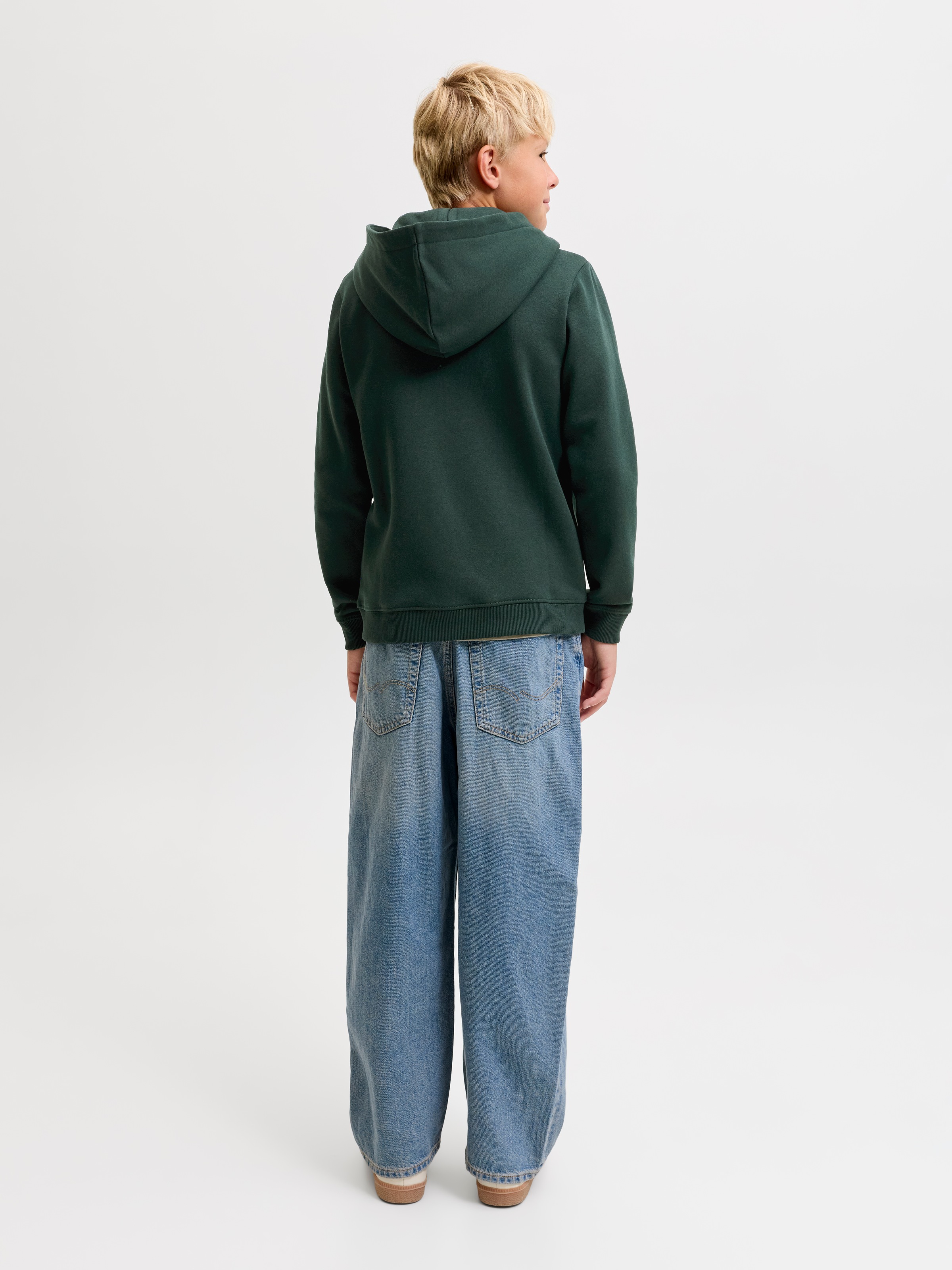 Jack & Jones Junior Kapuzensweatjacke »JJAERO SWEAT ZIP HOOD JNR« Baumwollmischung, regular fit