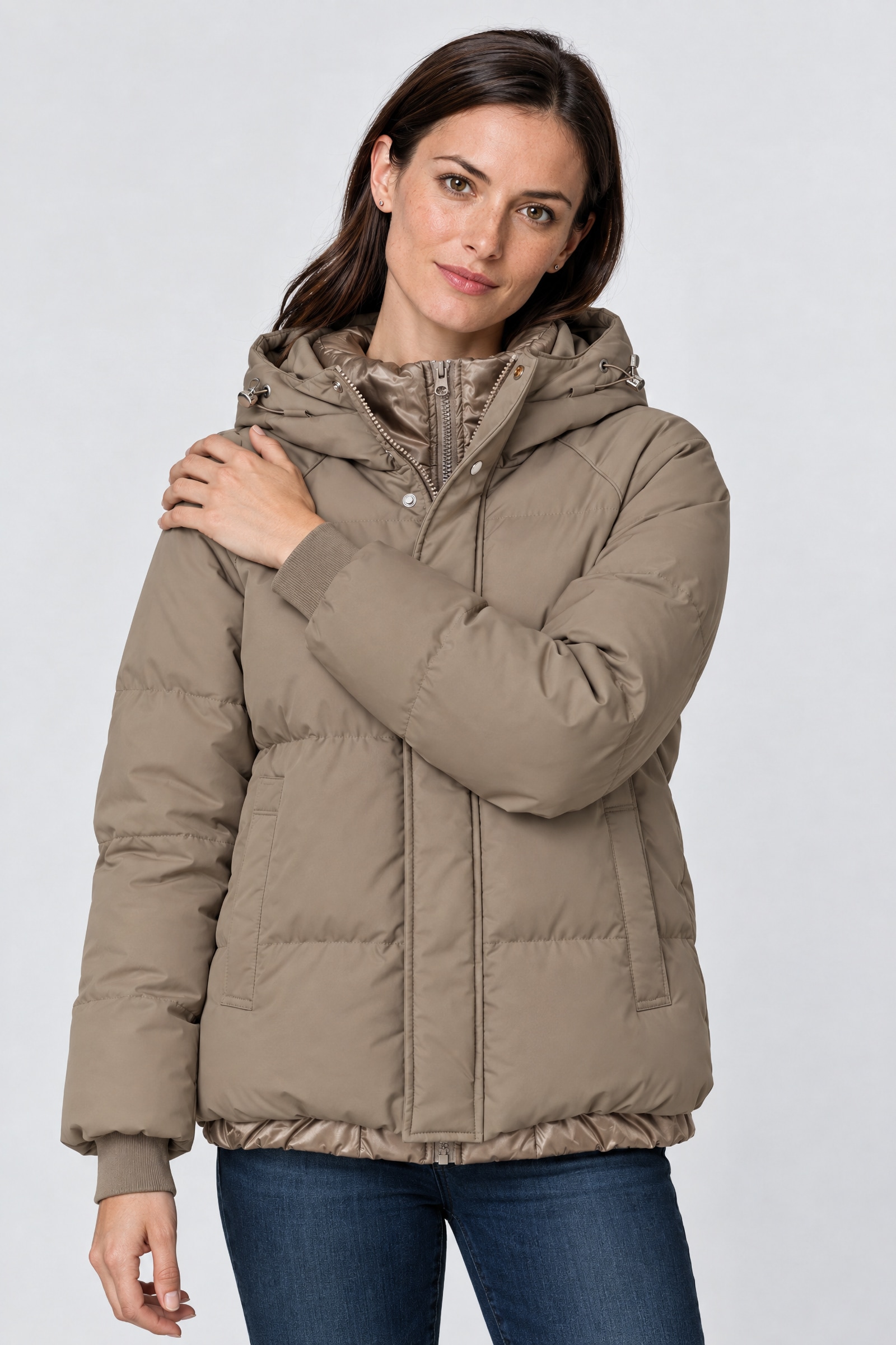 Alife & Kickin Winterjacke »Damen RoxaneAK A Winterjacke, Jacke« Innere Lage mit Reißverschluss, Raglanärmel, Rippstrickbündchen