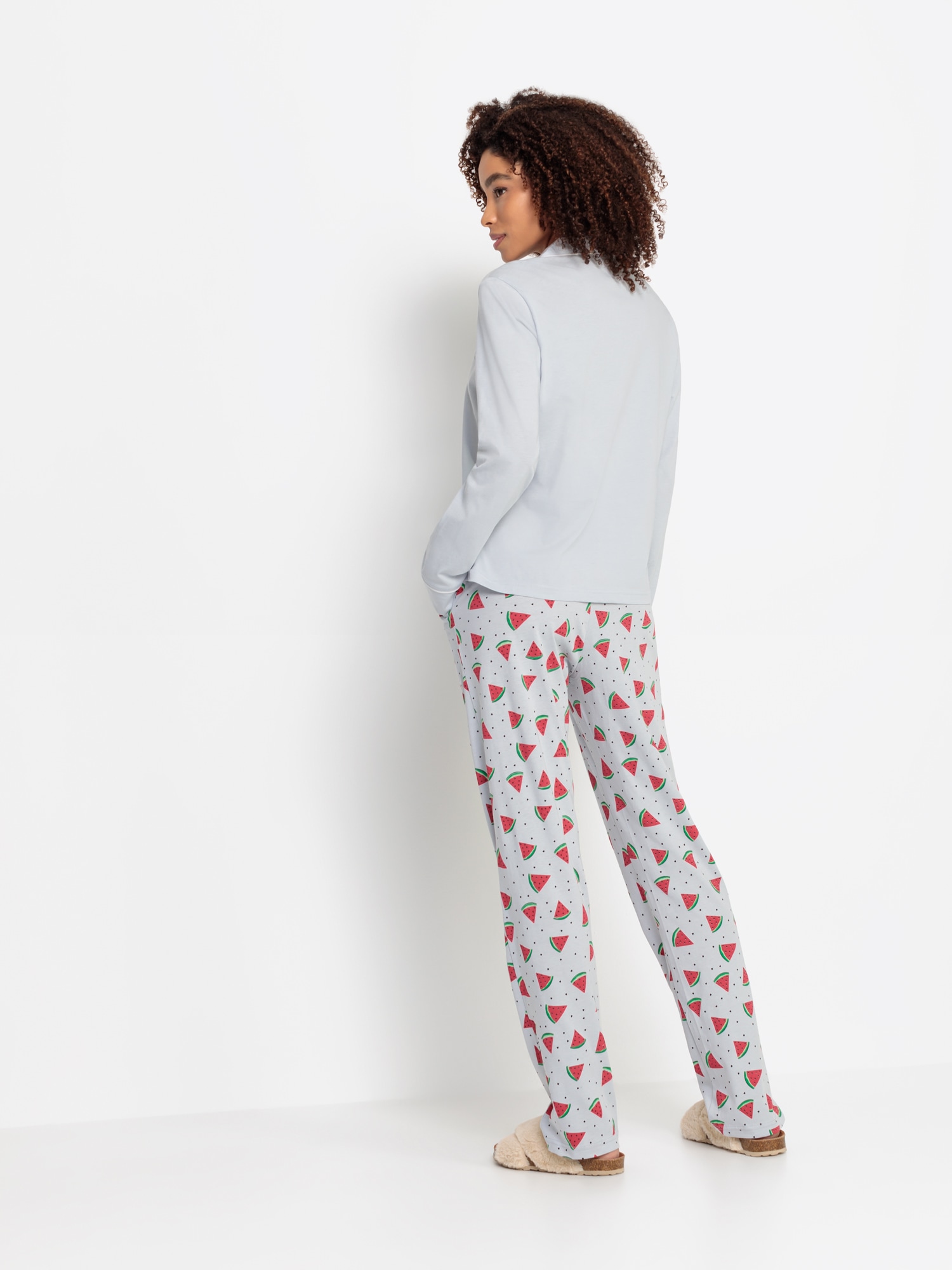 Vivance Dreams Pyjama Set, 2 mit bedruckter Hose