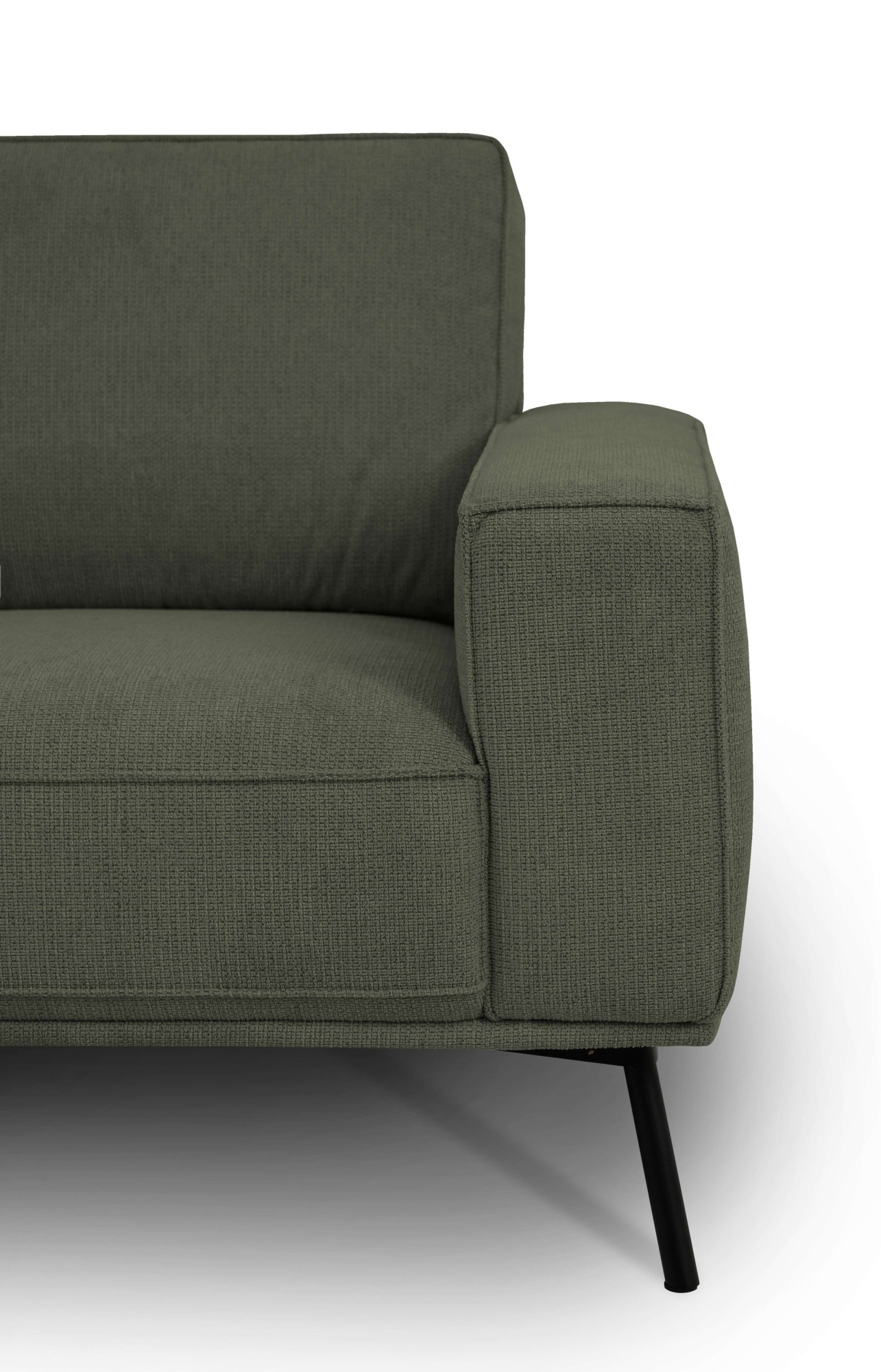 andas Ecksofa »Vosby«, Breite 260 cm, Chenille, mit dekorativer Kedernaht