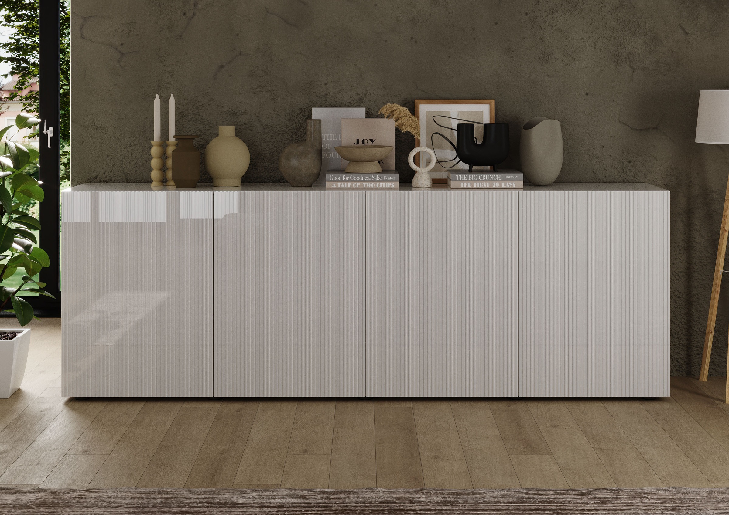 INOSIGN Sideboard "Rio Breite 240 cm, Kommode mit 4 Türen, Anrichte,", geri günstig online kaufen