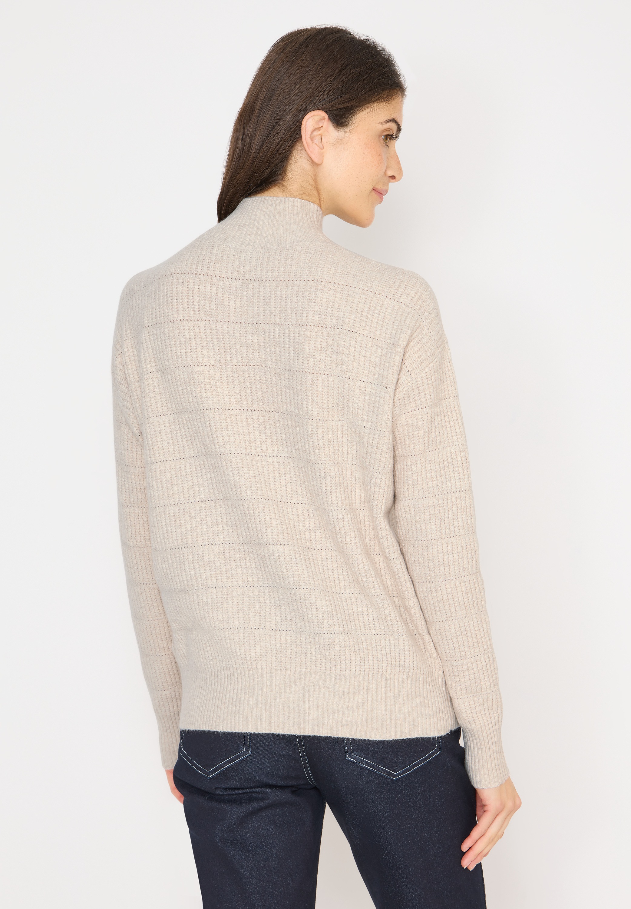 Cecil Strickpullover mit Strukturmix günstig online kaufen