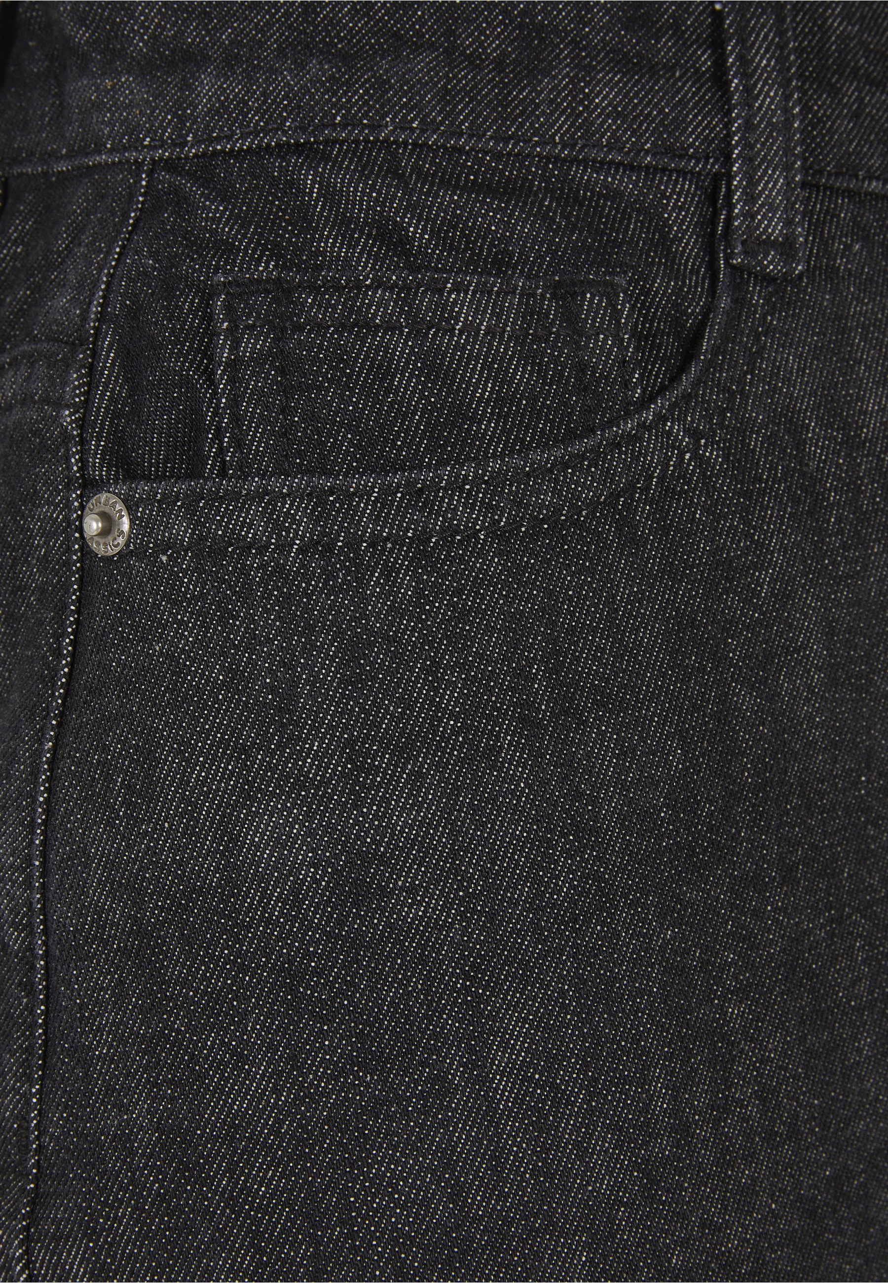 URBAN CLASSICS Jerseyrock »Urban Classics Damen Ladies Midi Denim Skirt« 1 Stk.