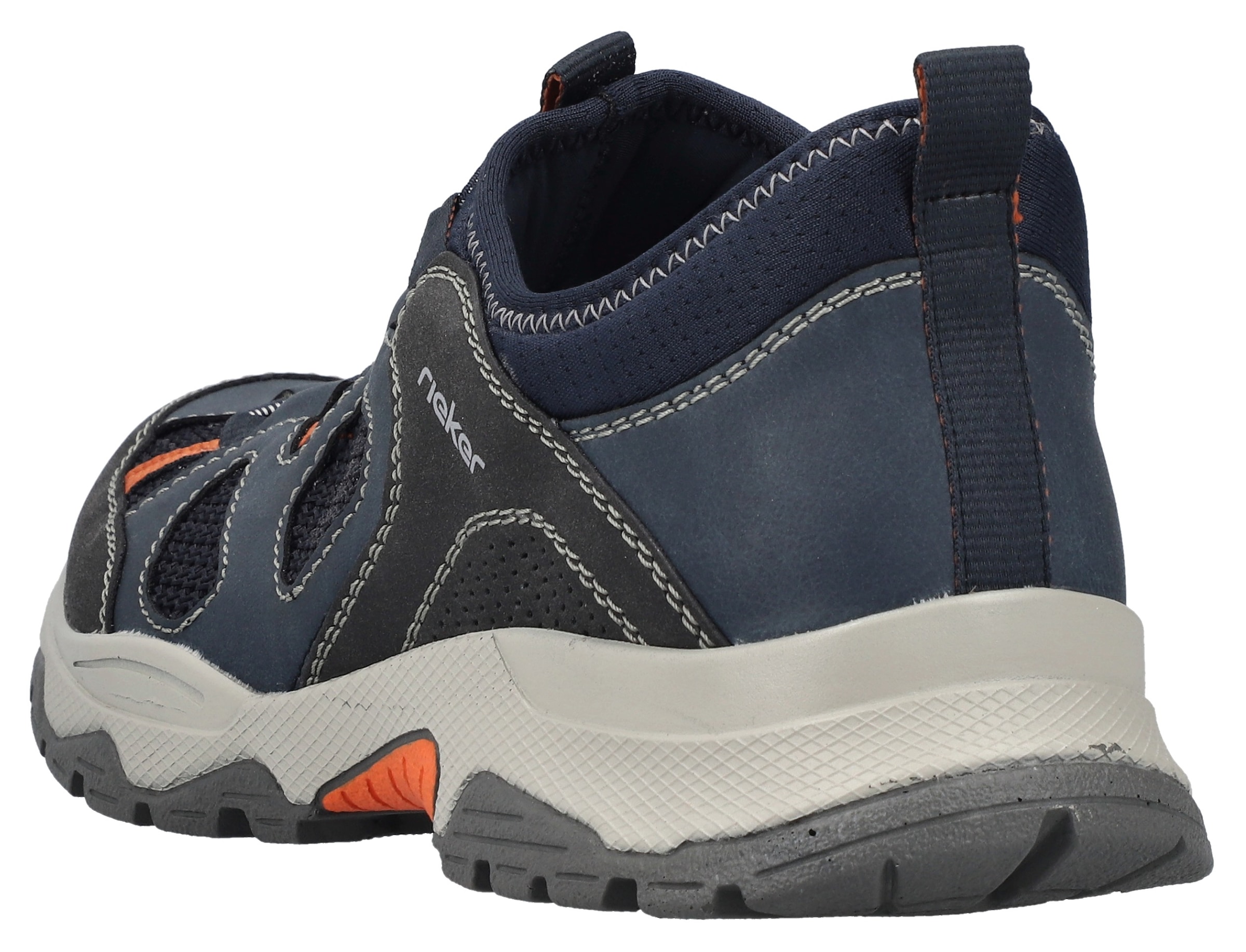 Rieker Slip-On Sneaker, Trekkingschuh, Outdoorschuh, Schlupfschuh mit Gummizug