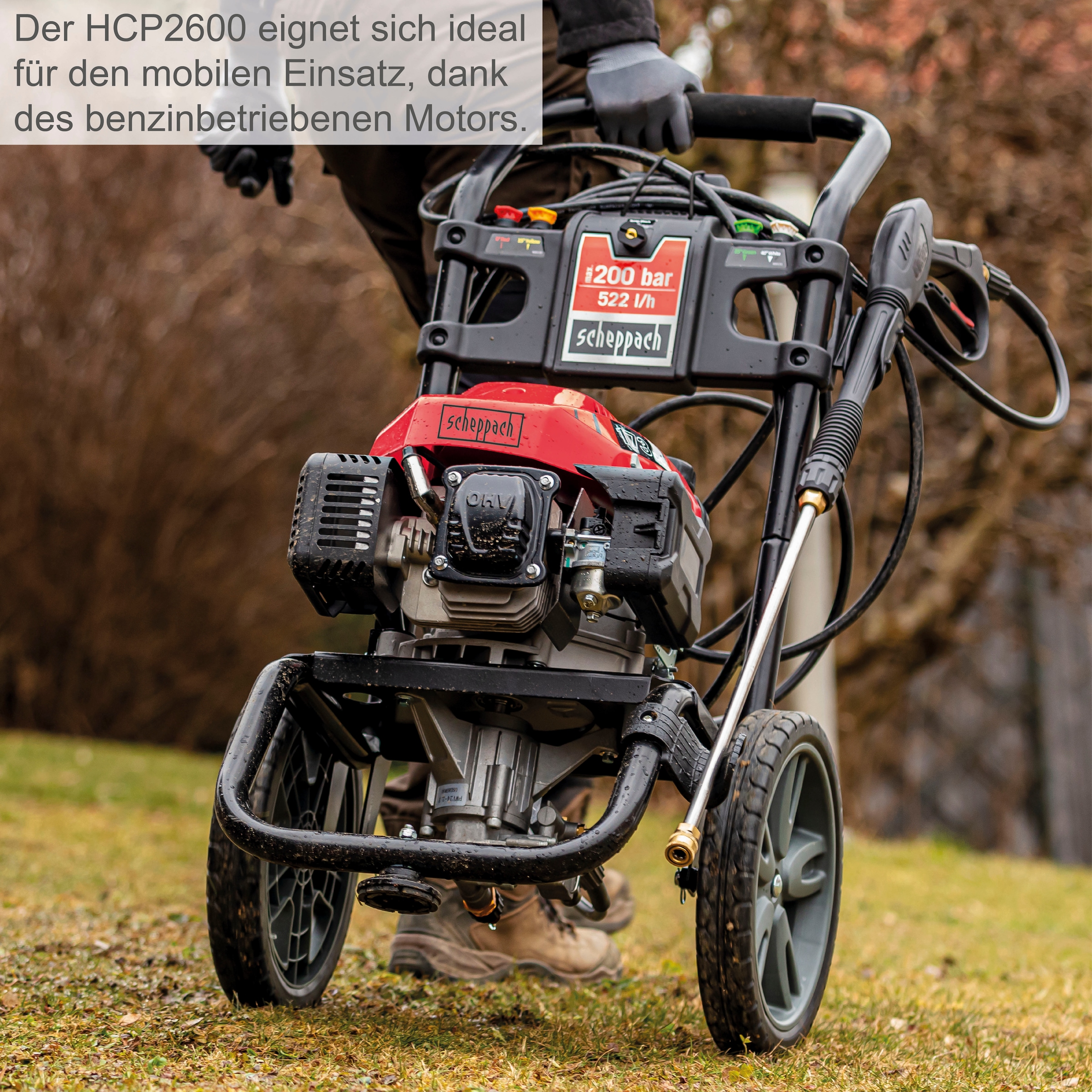 Scheppach Hochdruckreiniger »Benzin-Hochdruckreiniger HCP2600«