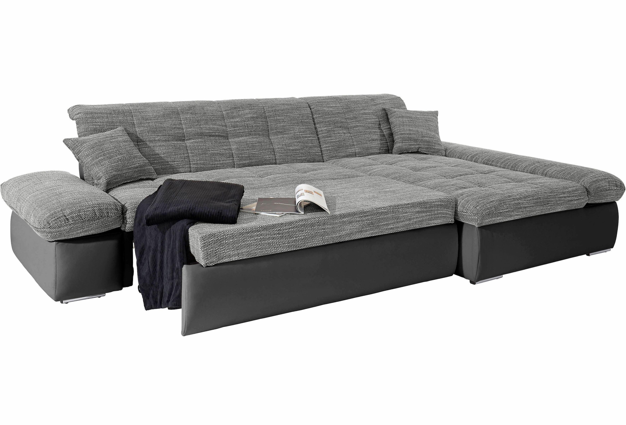 DOMO collection Ecksofa "Moric, L-Form, XXL-Sofa - Breite 300cm", wahlweise günstig online kaufen