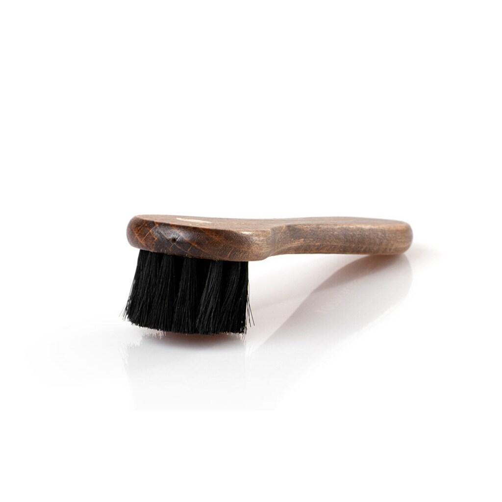 Solitaire Reinigungsbürste »Tiegelbürste«, Packung, Hochwertige Bürste mit Rosshaar. Mit hellem oder dunklem Haarbesatz.