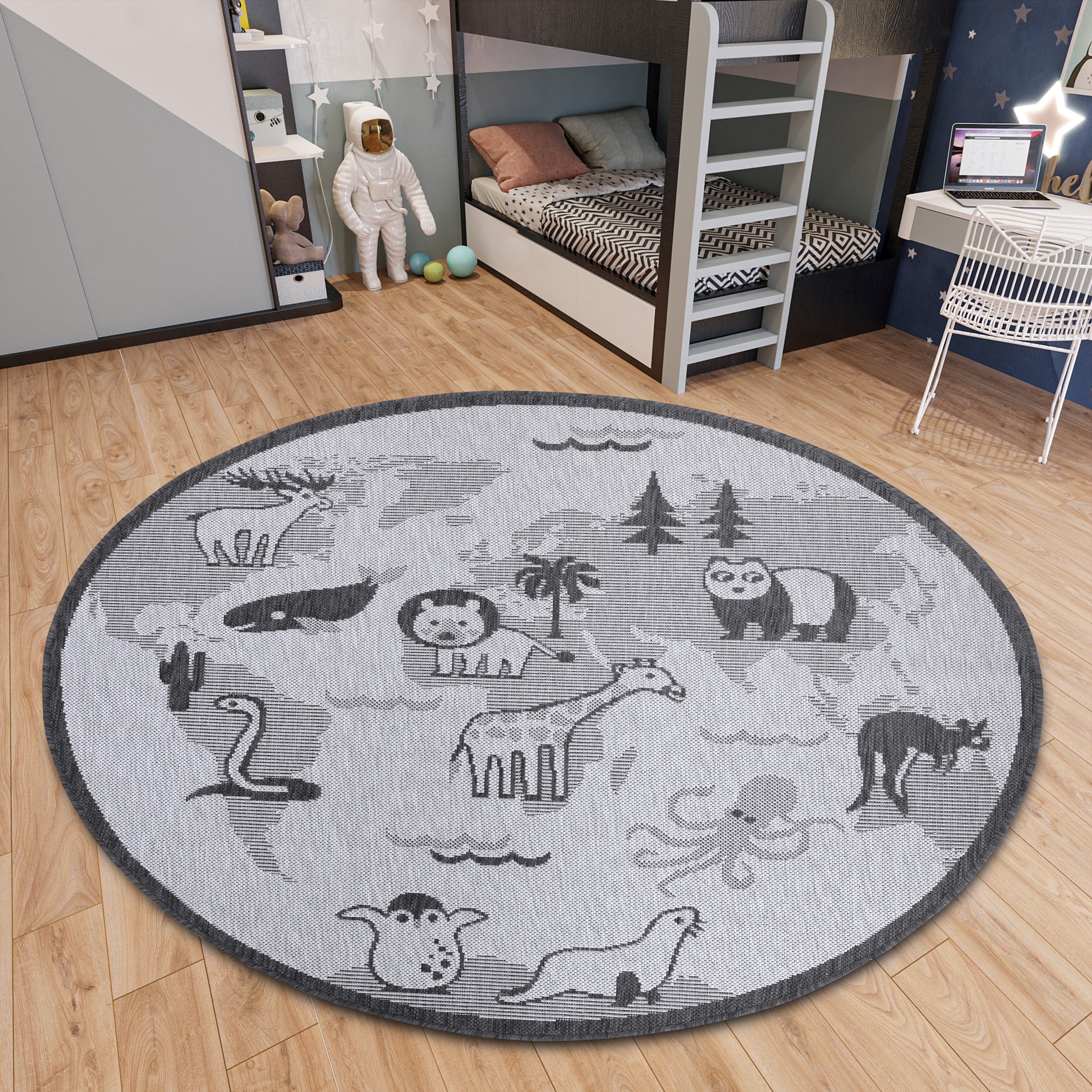 HANSE Home Kinderteppich »Animal World« ovali In-...