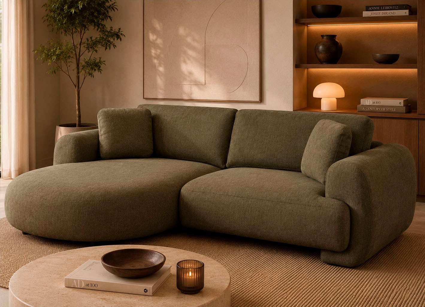 OTTO home Ecksofa "YllSY L-Form, 231cm - OTTO. Verlässliche Qualität." Struktur-Bezug, Tonnentaschen-Federkern