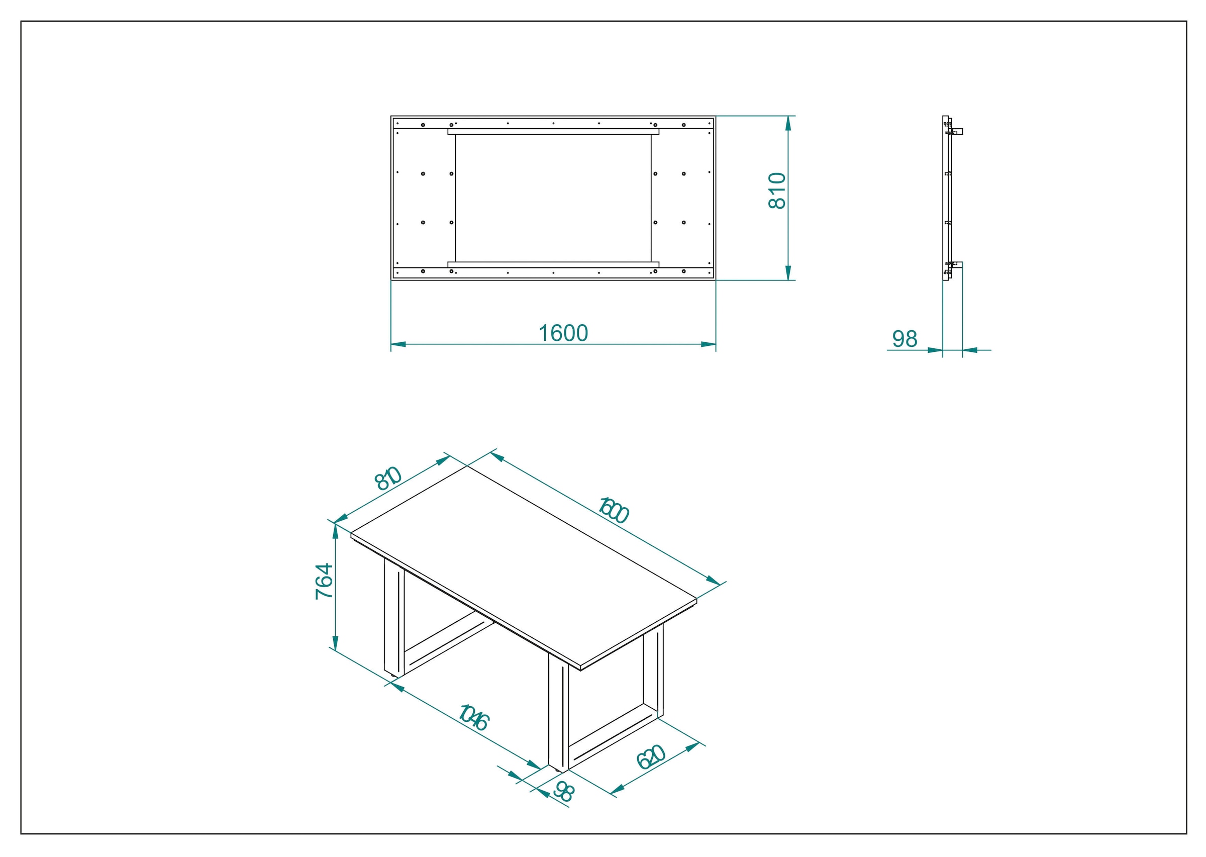 INOSIGN Esstisch »LARGO«, Breite ca, 160 cm