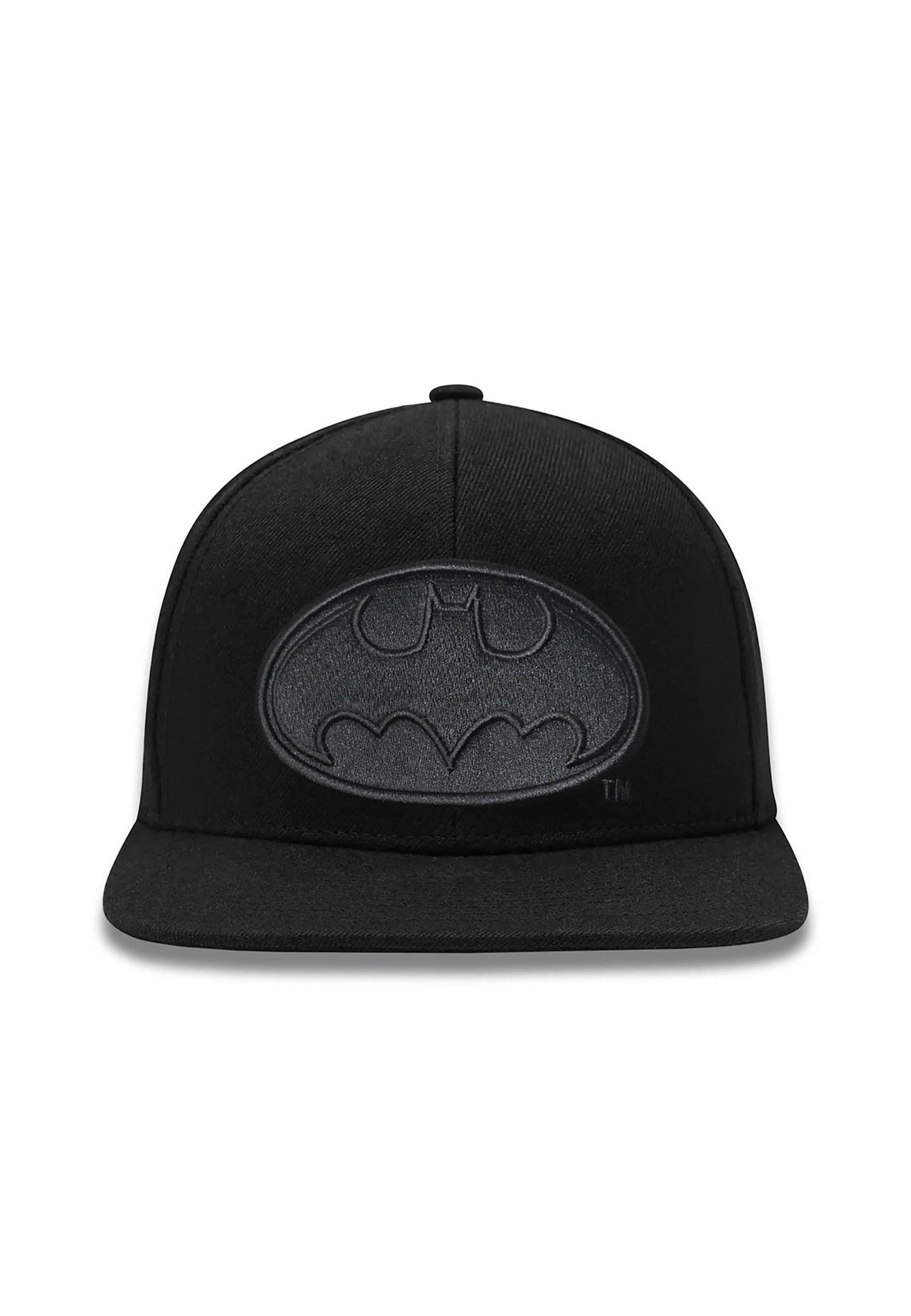 LOGOSHIRT Baseball Cap "DC Batman Logo Schwarz" mit 3D-Relief-Effekt-Stickerei
