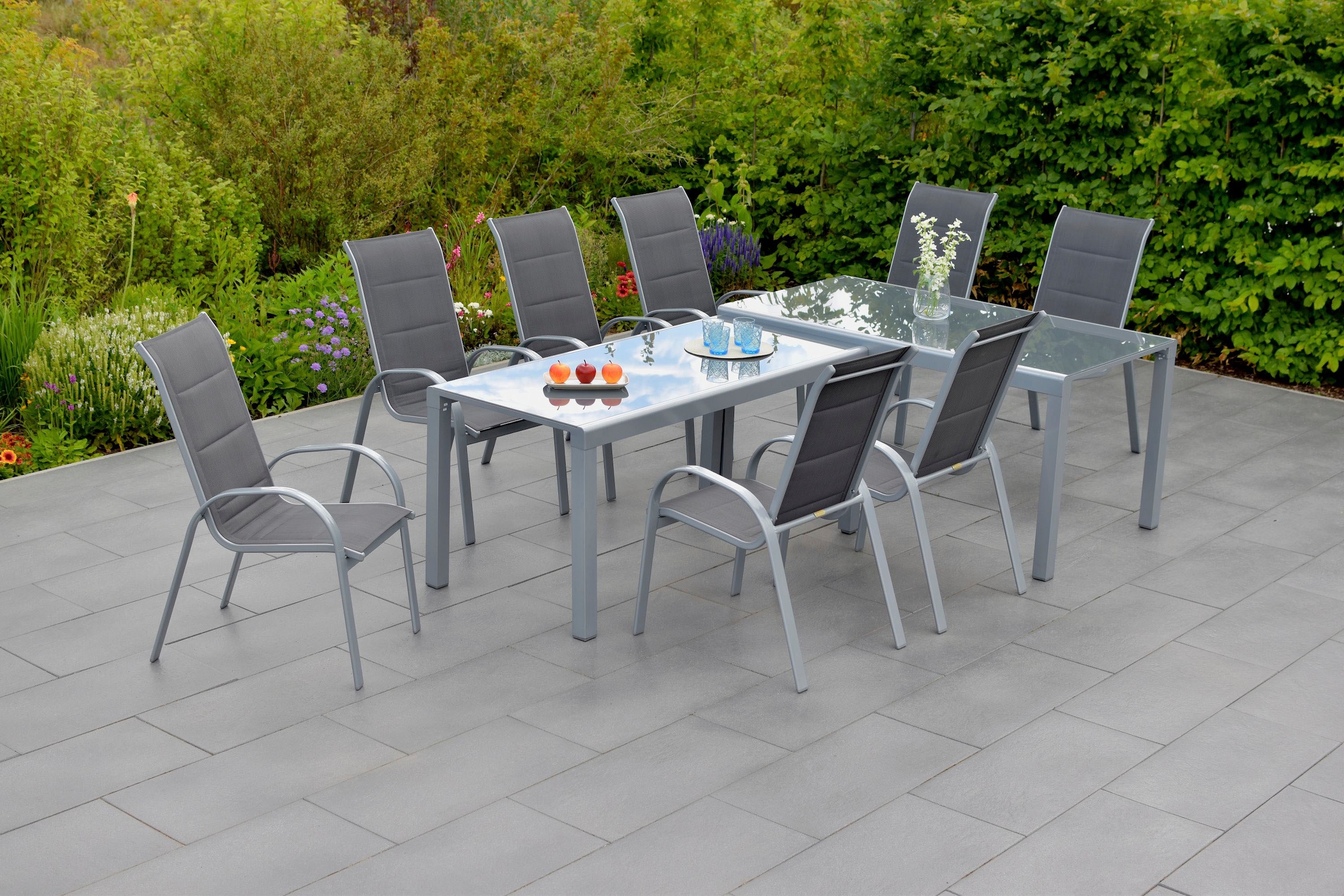 MERXX Garten-Essgruppe »Amalfi di Lusso«, (9 tlg.)