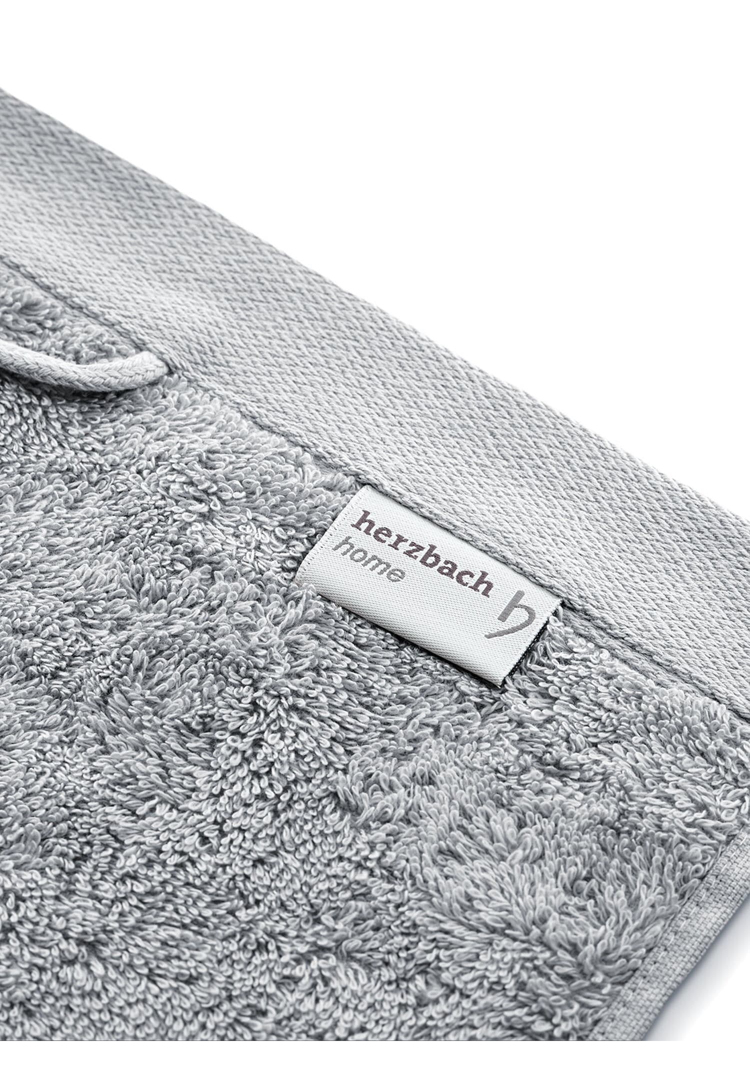 herzbach home Saunatuch "Pura" 550g/m², Premium-Qualität, 100% Baumwolle, einfarbig
