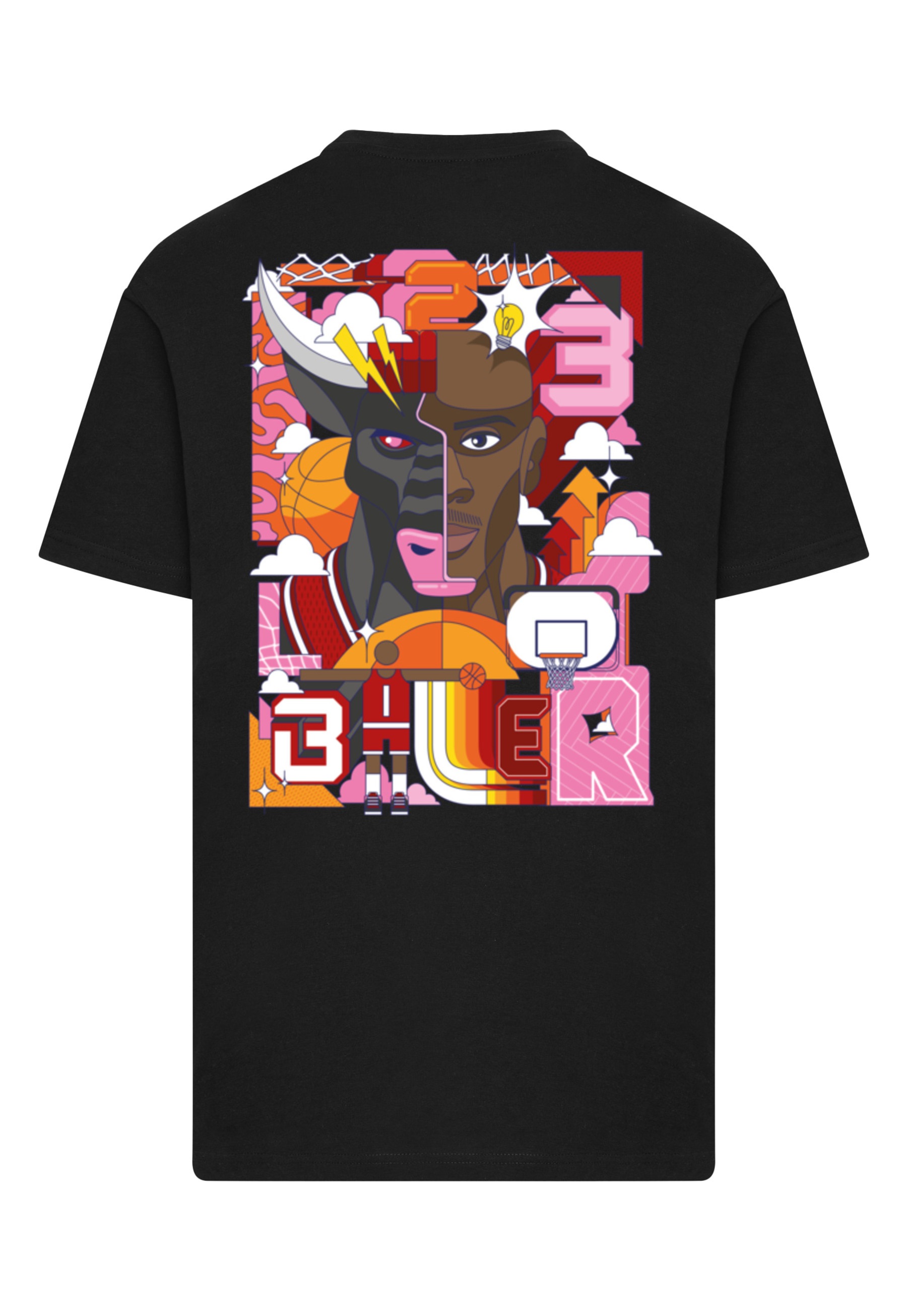 MisterTee T-Shirt »MisterTee Herren Torro Baller Tee« 1 Stk.