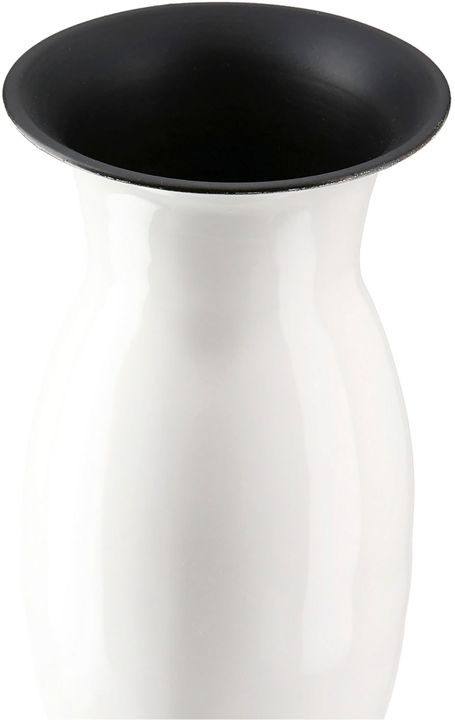 GILDE Tischvase »Vase Neo weiß H.42,5 cm«, (1 St.)