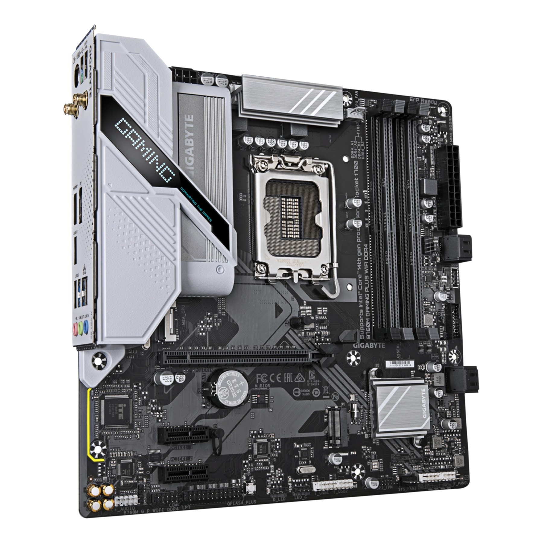 Gigabyte Mainboard »B760M GAMING PLUS WIFI DDR4-Mainboard - Unterstützt 14. Gen. Intel Cor«