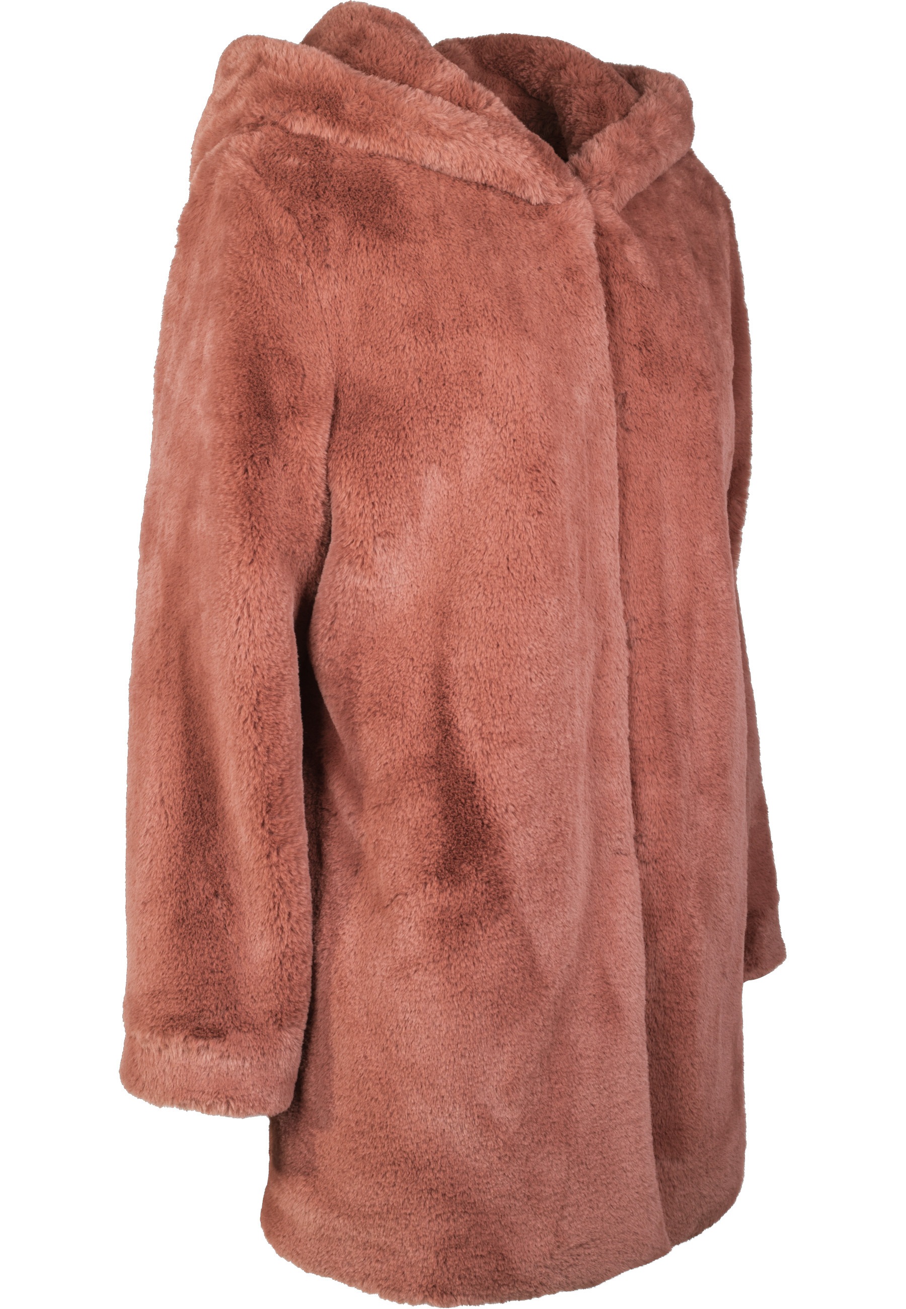 URBAN CLASSICS Parka »Urban Classics Damen Ladies Hooded Teddy Coat« 1 Stk. tlg. ohne Kapuze
